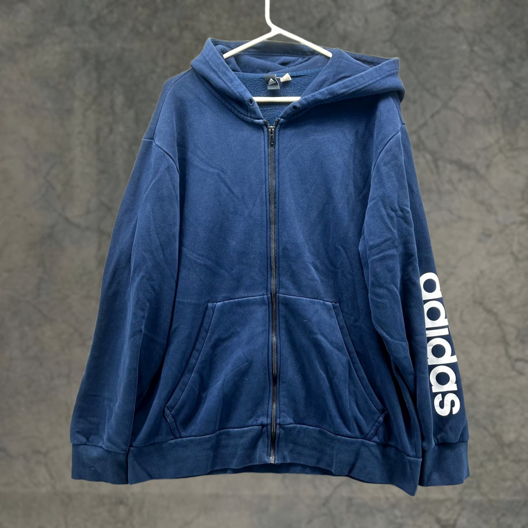 Adidas VINTAGE adidas Sweater Men XL Blue Full Zip Hooded Pullover NFL? (Note: Original title doesn’t include NFL) Size US XL / EU 56 / 4 - 1 Thumbnail