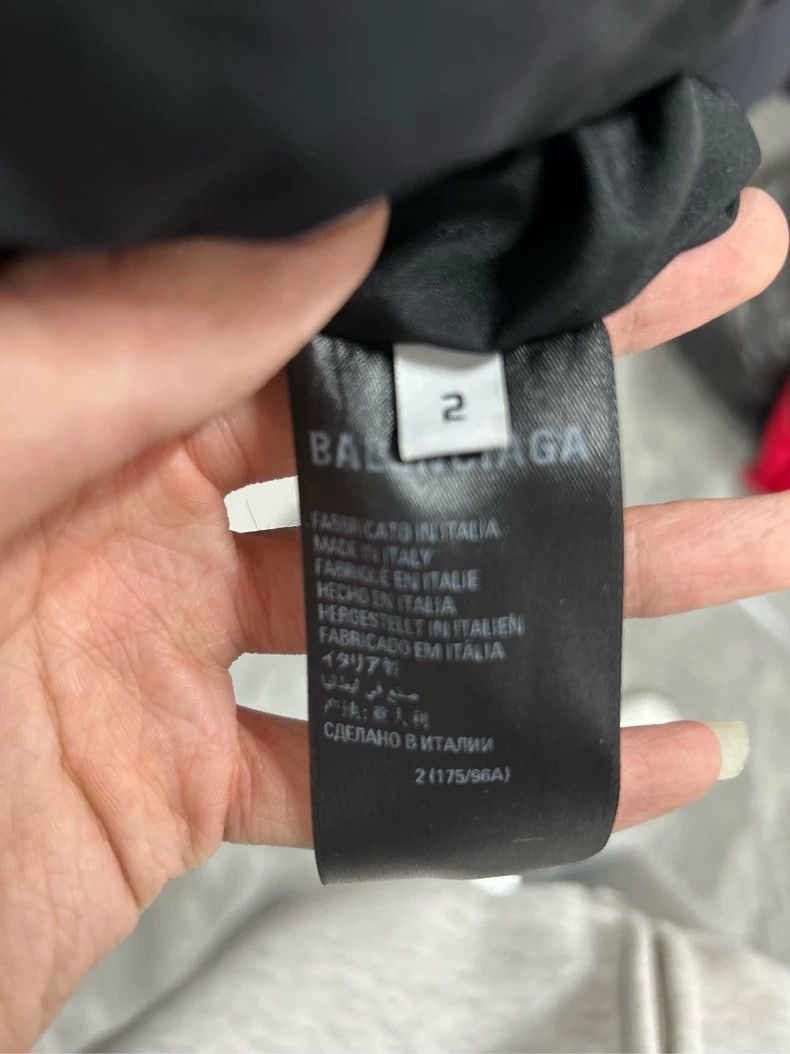 Balenciaga Balenciaga Sporty+B+FW22 Solid Zip-Up Hooded Long Sleeve D Size US M / EU 48-50 / 2 - 3 Thumbnail