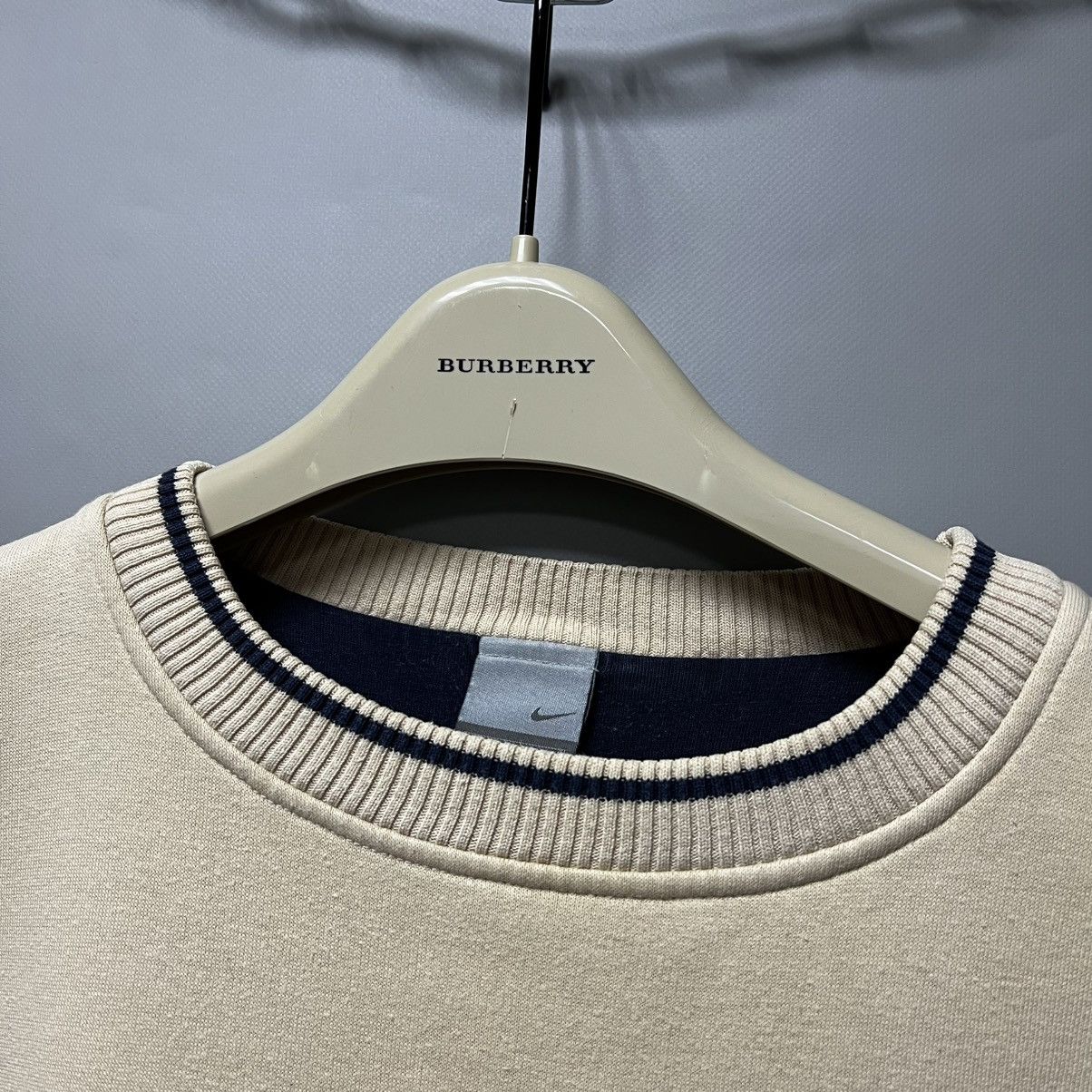 Nike Vintage Nike Beige Sweatshirt Cream Y2K Big logo Size US L / EU 52-54 / 3 - 5 Thumbnail
