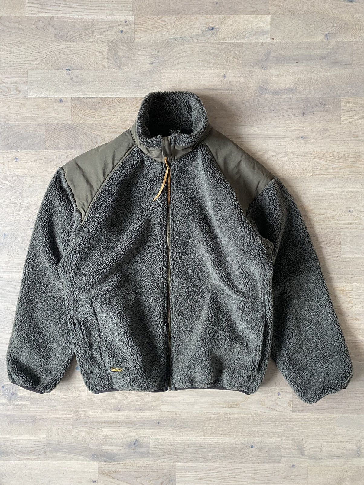 Orslow orSlow BOA FLEECE JACKET IN ARMY GREEN | Grailed 