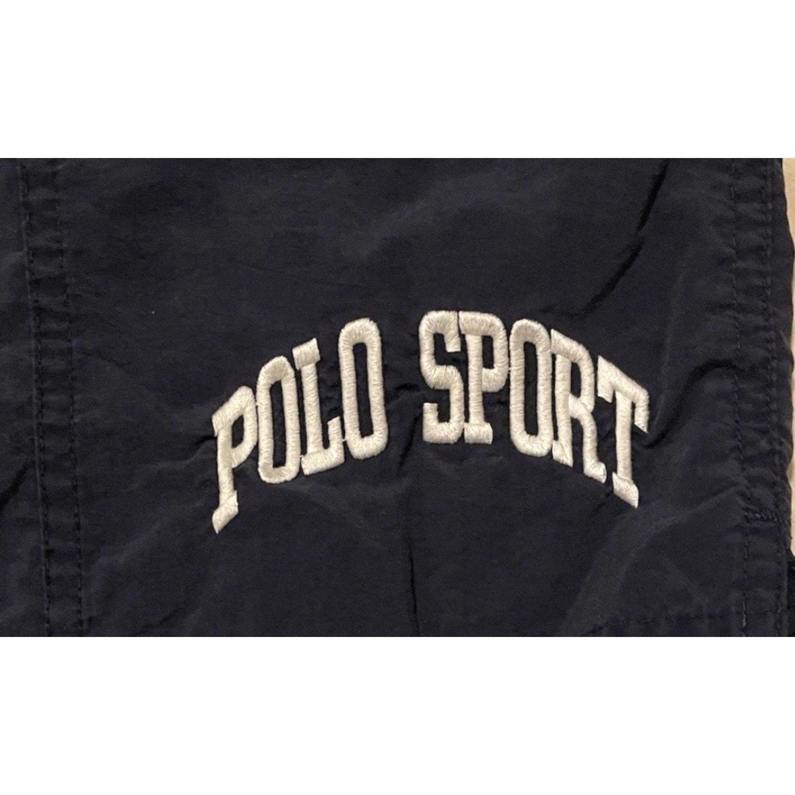 Polo Ralph Lauren VINTAGE Polo Ralph Lauren Spellout Board Shorts Trunks XL Blue Surf Sailing 90s USA Flag Motorsports Hip Hop Grunge Retro nautical Size US XL / EU 56 / 4 - 3 Thumbnail
