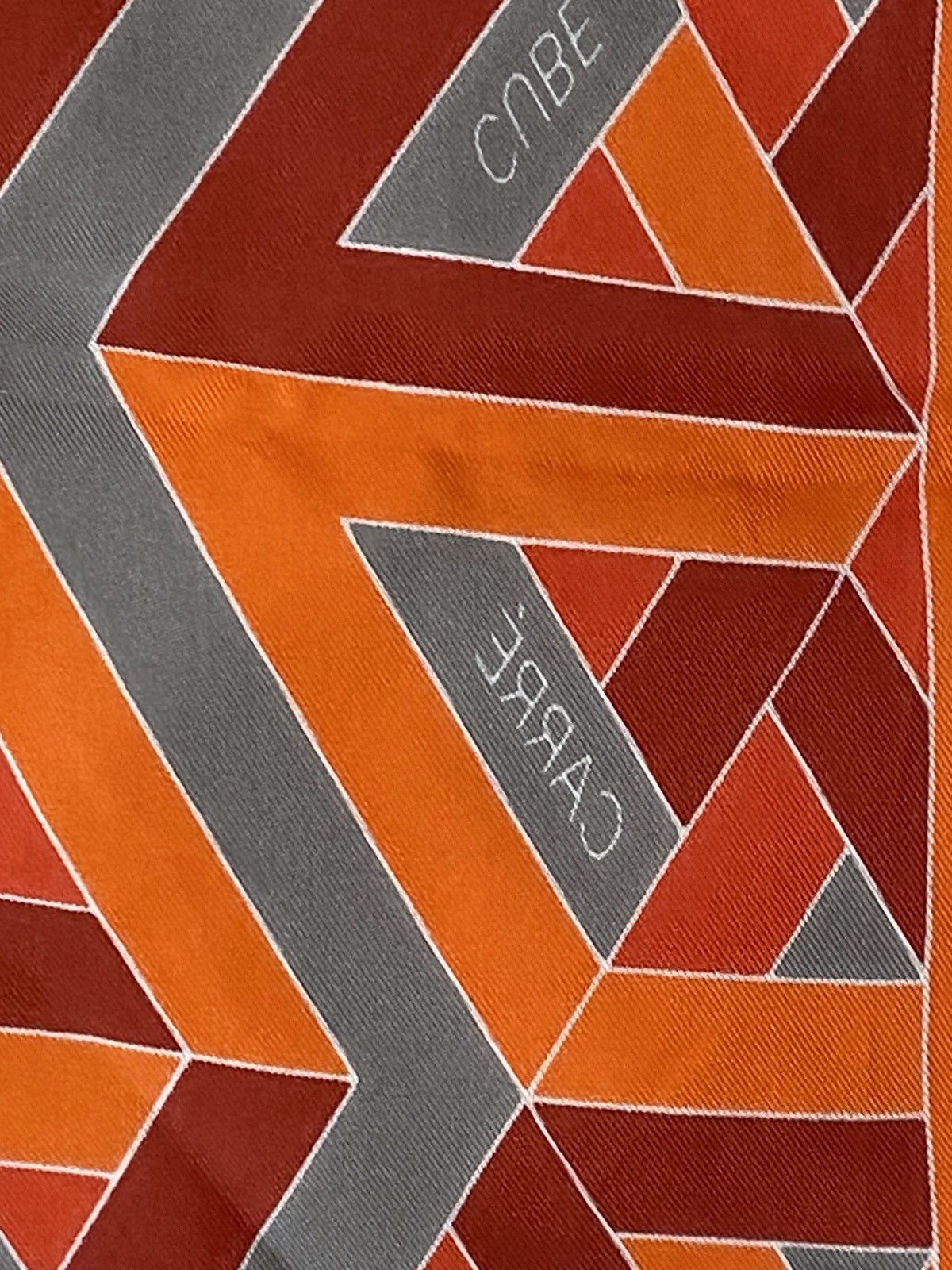 Hermes HERMES' Paris Carre "cube" 90 scarf Size ONE SIZE - 2 Thumbnail