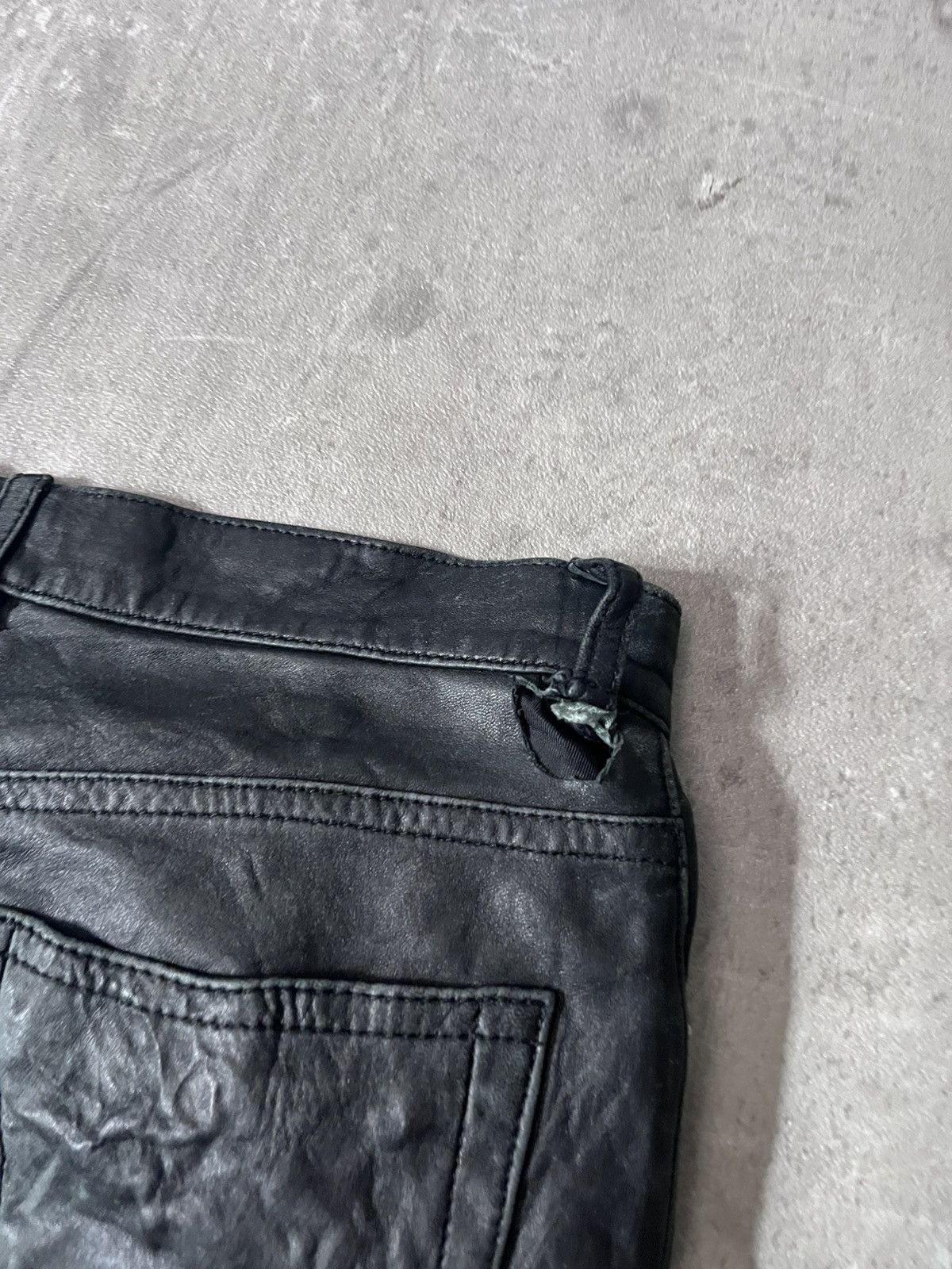 Helmut Lang Helmut Lang 90s leather pants vintage archival Size US 27 - 15 Thumbnail