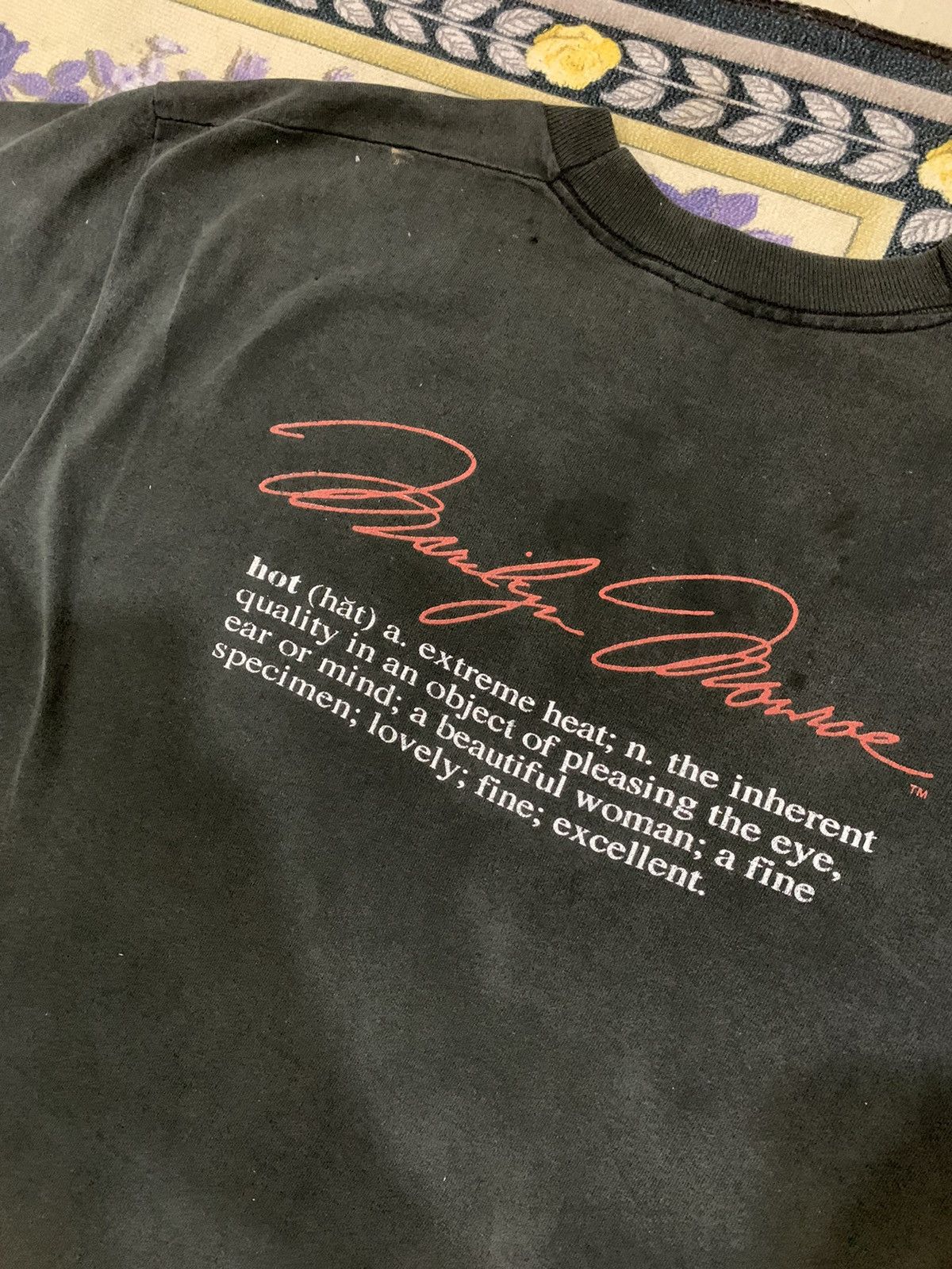 Band Tees × Vintage Marlyn moonroe vtg 90s tagging fruit of the loom Size US XL / EU 56 / 4 - 7 Thumbnail