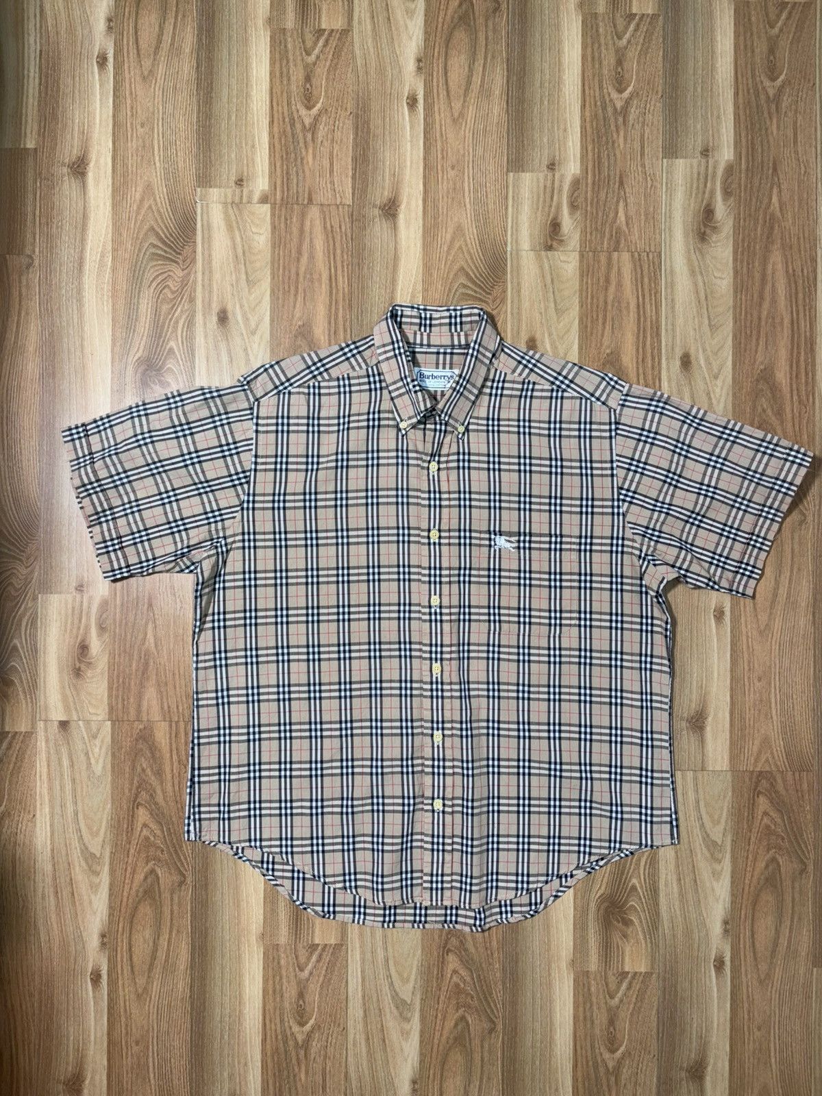 Burberry Vintage Burberrys Nova Check Shirt Size L 41 Archive 90s Size US XS / EU 42 / 0 - 1 Thumbnail