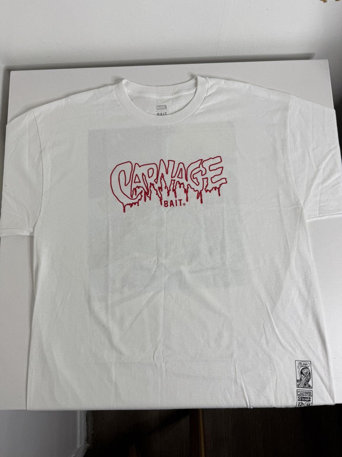 Bait Bait x Marvel Carnage Tee "White" (XL) *BRAND NEW* Size US XL / EU 56 / 4 - 3 Thumbnail