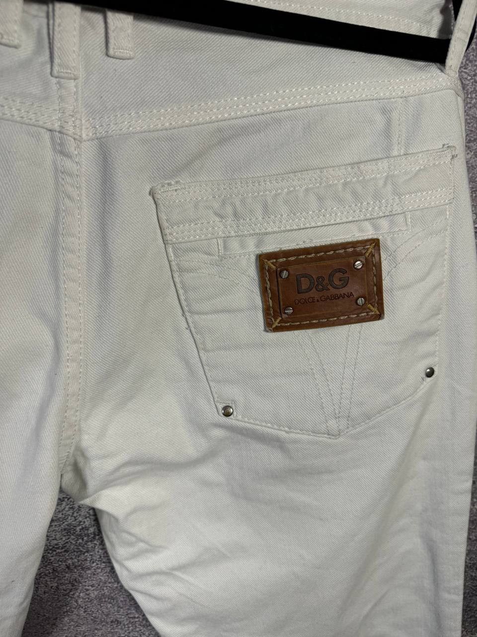 Dolce & Gabbana Dolce Gabbana White Jeans Just Crisp Clean Stunning Size 34" / US 12 / IT 48 - 18 Thumbnail