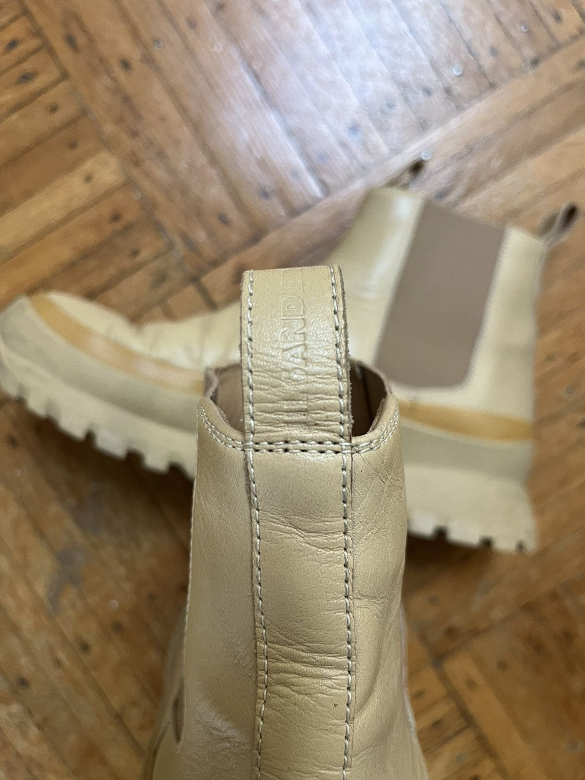 Jil Sander Jil Sander Vibram Tan/Beige/Cream Chelsea Boot Size US 11 / EU 44 - 7 Thumbnail