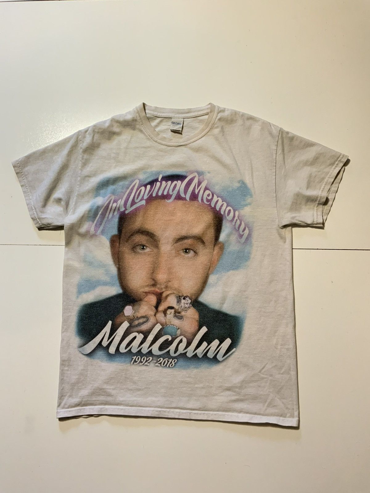 Mac Miller Mac Miller Memorial In Loving Memory Malcolm Graphic T-Shirt Size US M / EU 48-50 / 2 - 1 Thumbnail