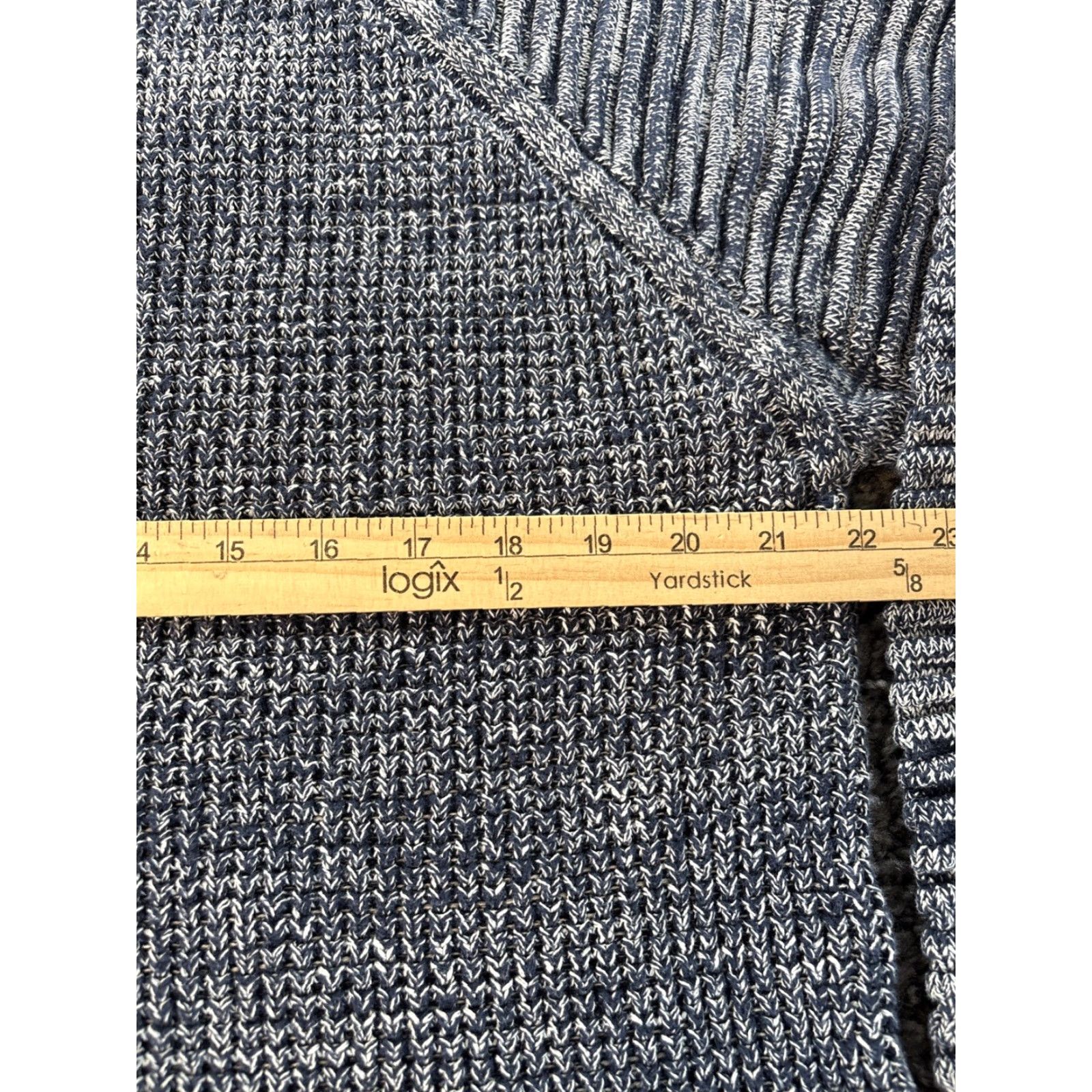 G-Star G-Star Suzaki R Knit Sweater Jumper XL Mens Blue Cotton Chunky Knit Pullover Street Knit Size US XL / EU 56 / 4 - 3 Thumbnail