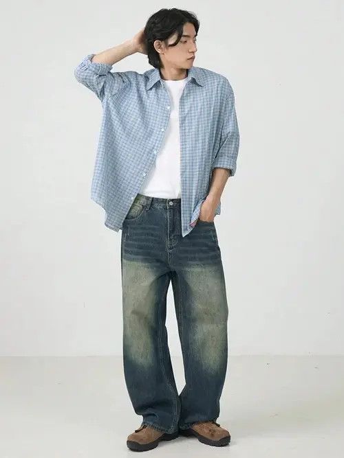 Jean Hitomi x Kouda VIntage Loose Fit Wide Leg Jeans Size US 32 / EU 48 - 6 Thumbnail