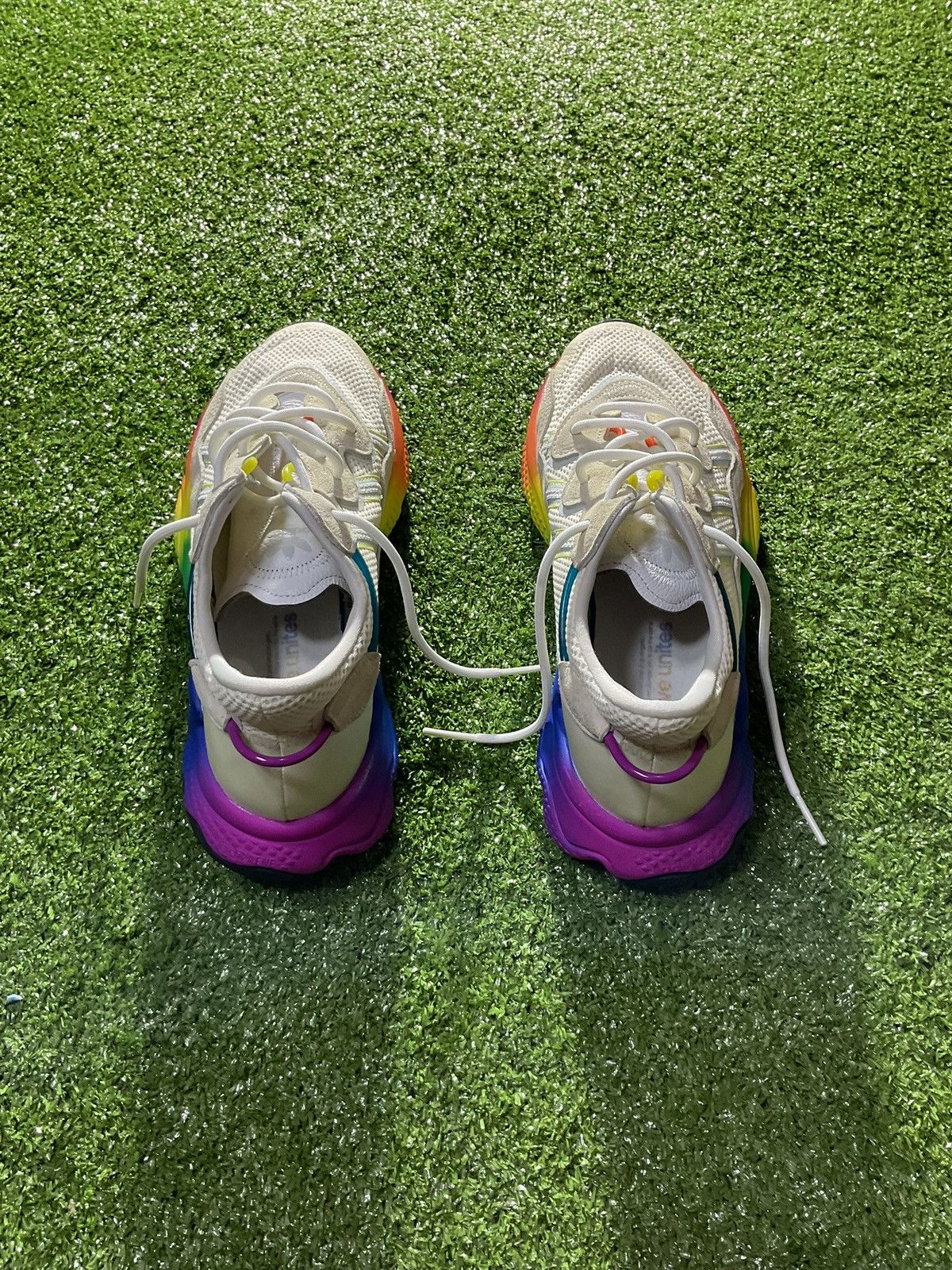 Adidas Adidas Ozweego Rainbow Trainers Size US 10 / EU 43 - 3 Thumbnail