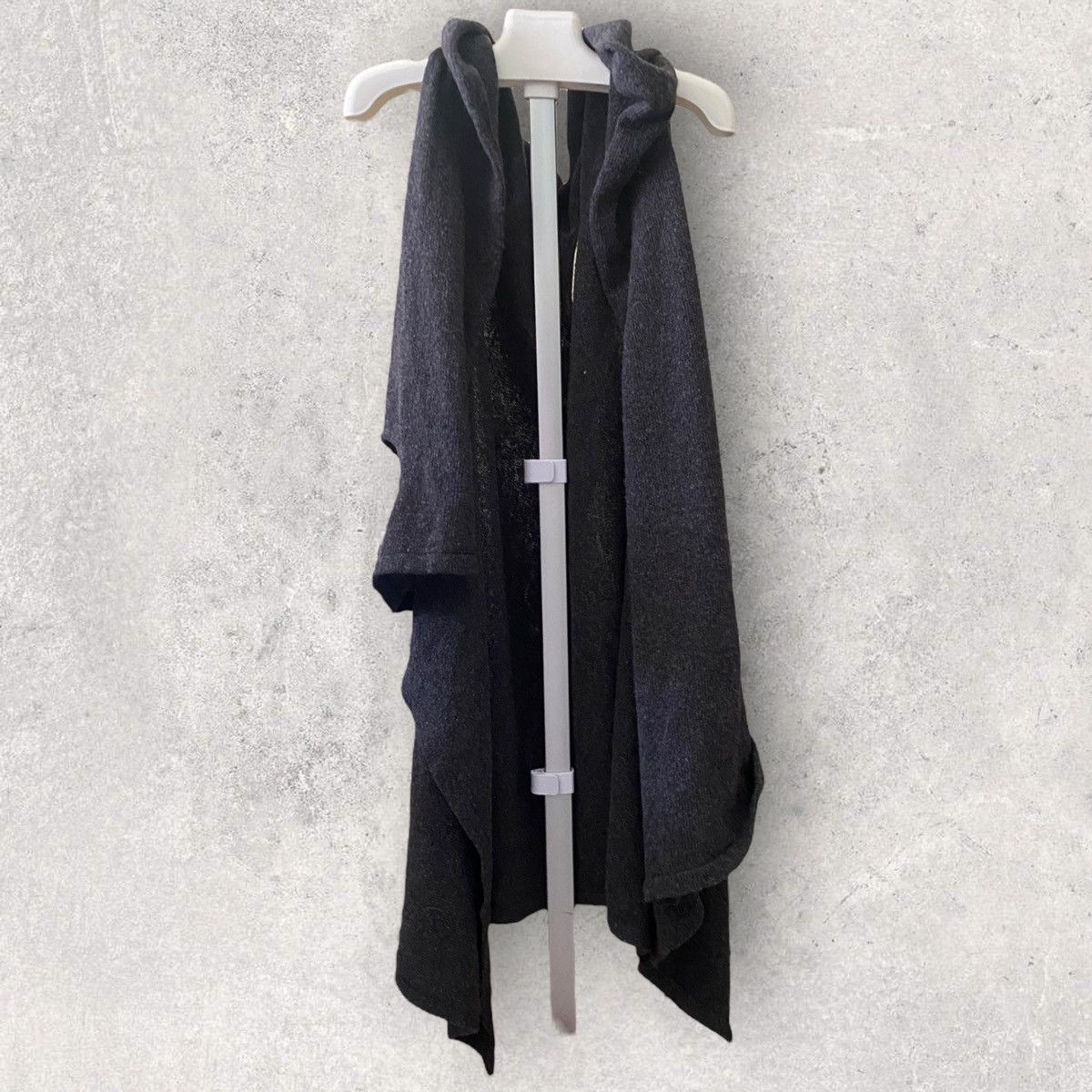 Ann Demeulemeester Cut out Hole Merino Wool Oversize Scarf Size ONE SIZE - 2 Thumbnail