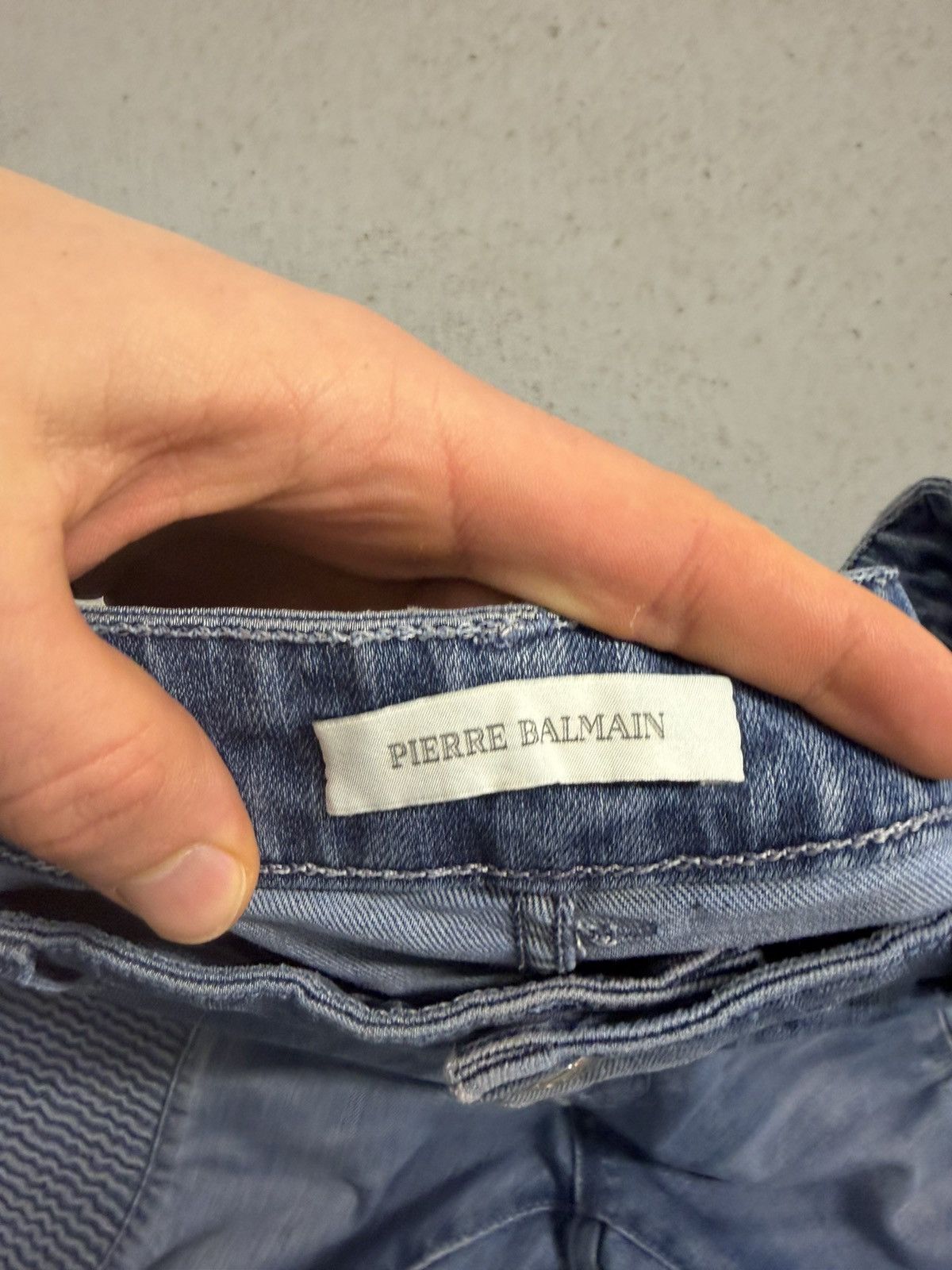 Pierre Balmain Pierre Balmain Biker Jeans Size US 33 - 7 Thumbnail