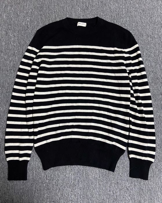 Saint Laurent Paris Saint Laurent 18ss Cashmere Striped Sweater