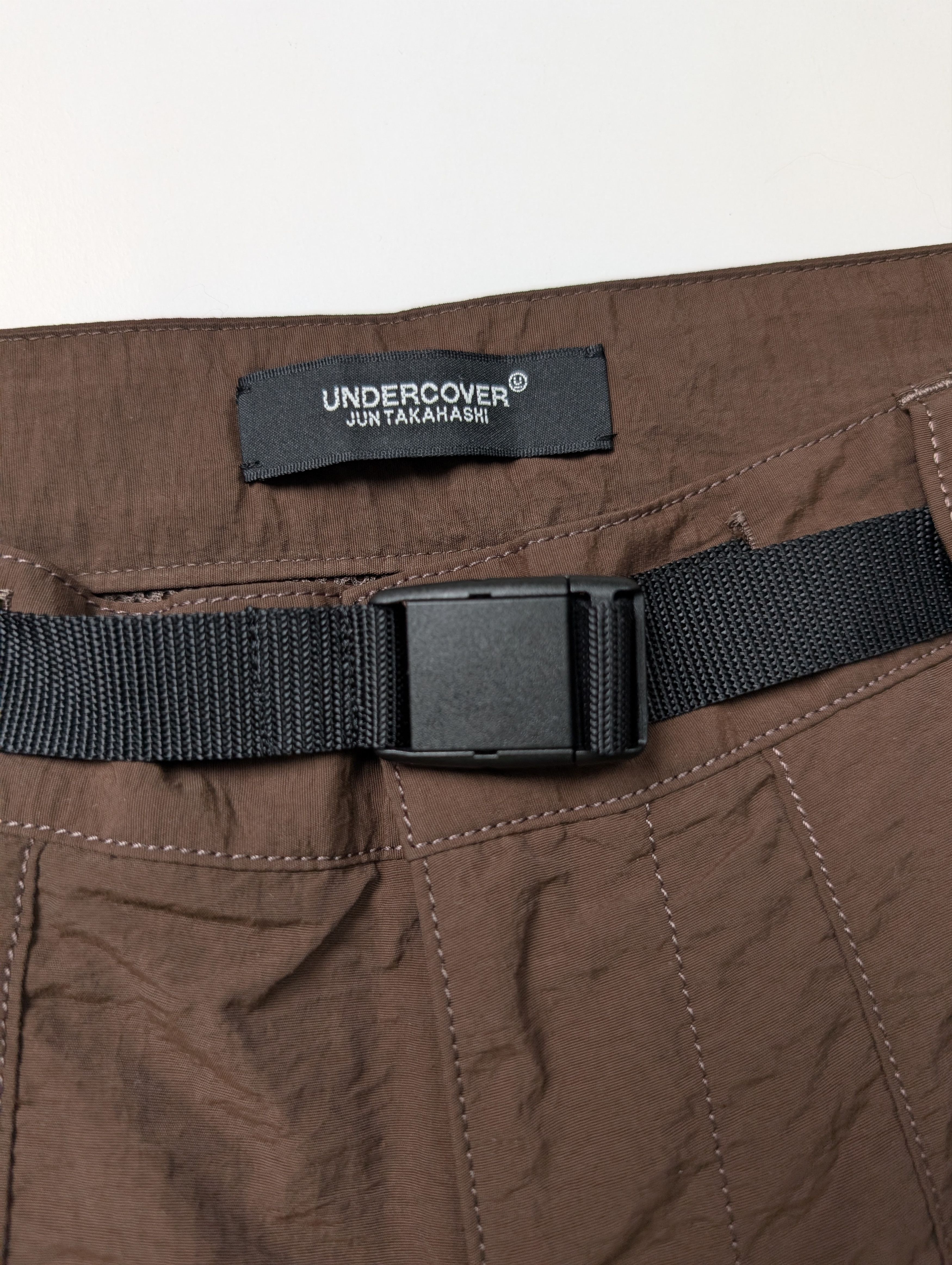 Undercover Undercover Brown Double Zip Hem Pants Size US 32 / EU 48 - 3 Thumbnail