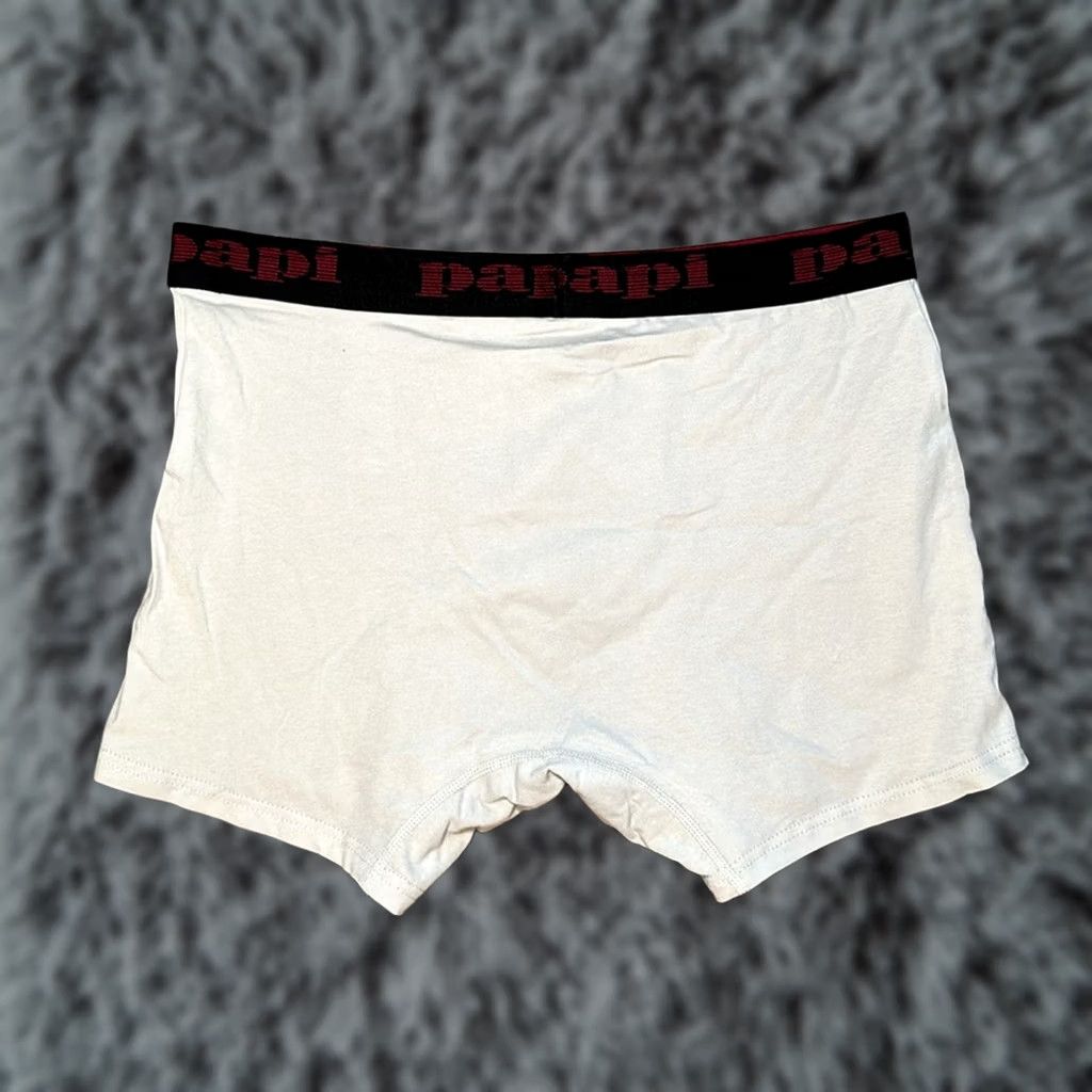 Vintage Papi Boxer Brief Medium Men Underwear Gray Cotton Stretch M Regular Size 40R - 1 Thumbnail