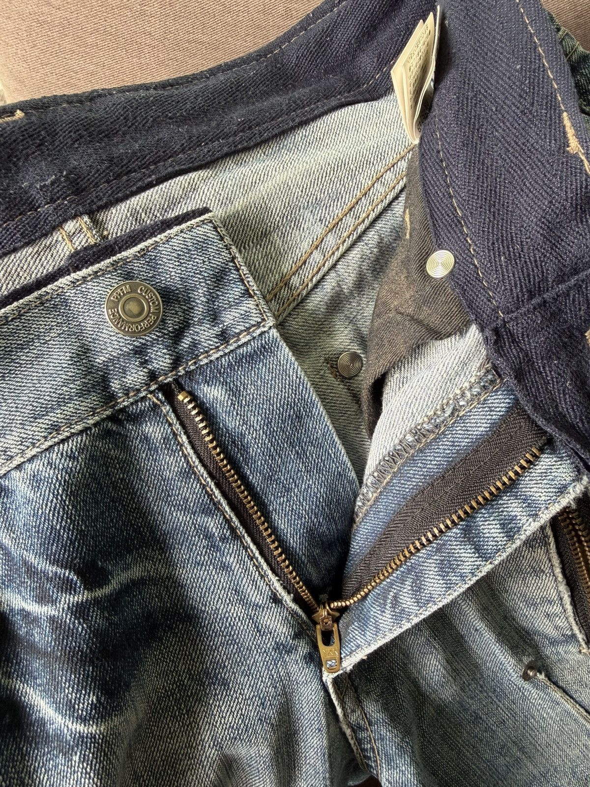 PPFM PPFM Multi Zipper Multi Pocket Jeans Size US 32 / EU 48 - 10 Thumbnail