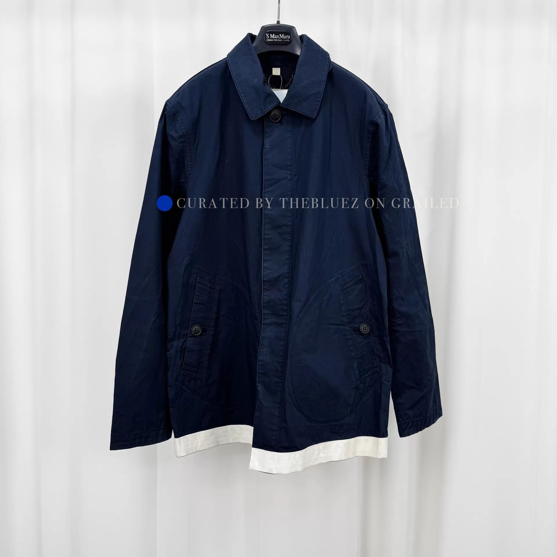Burberry Navy Blue Trench Coat in Size L Size US L / EU 52-54 / 3 - 1 Thumbnail