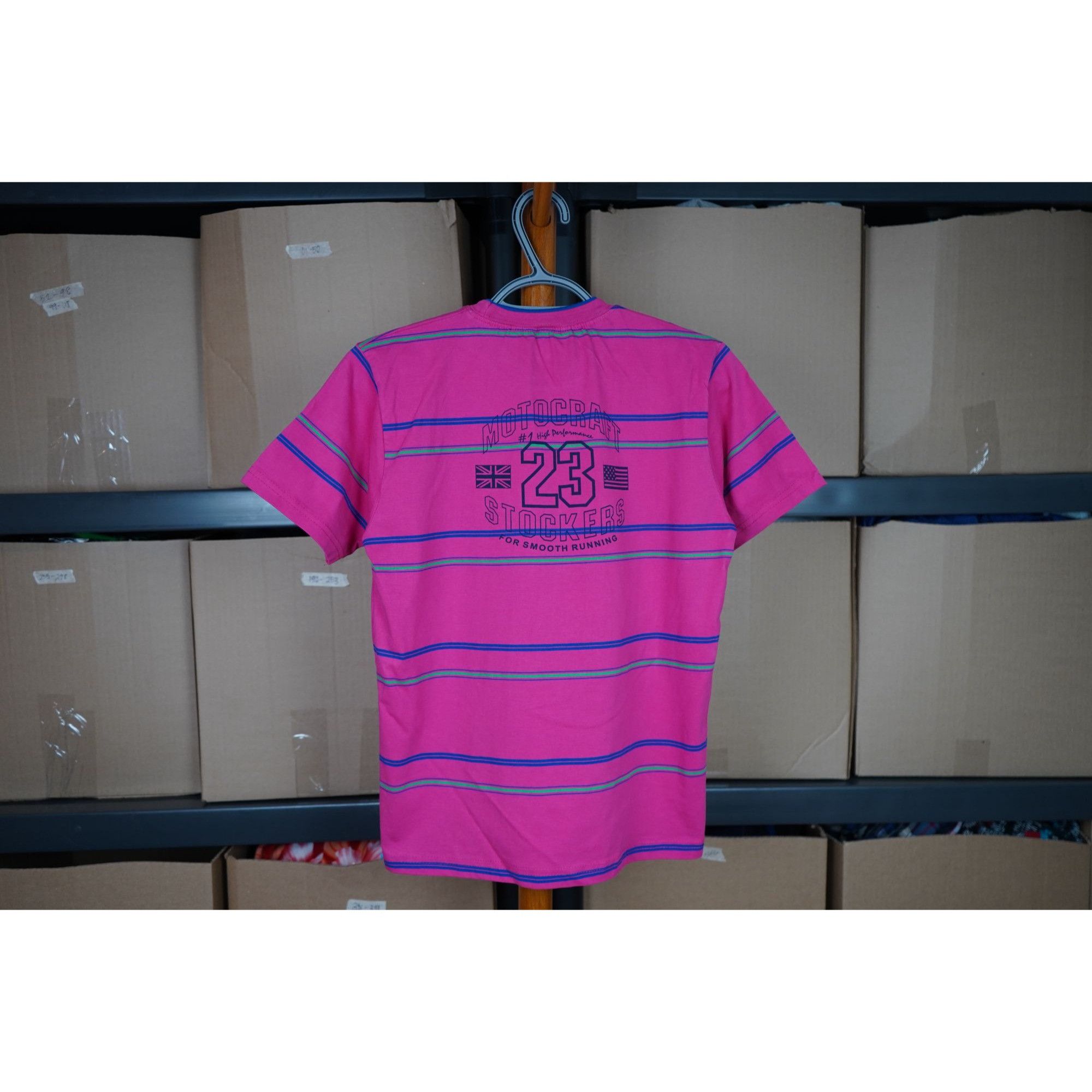 Vintage Pink Vintage Tshirt Stripes Motocraft Twinkle S #424 Size S / US 4 / IT 40 - 2 Thumbnail