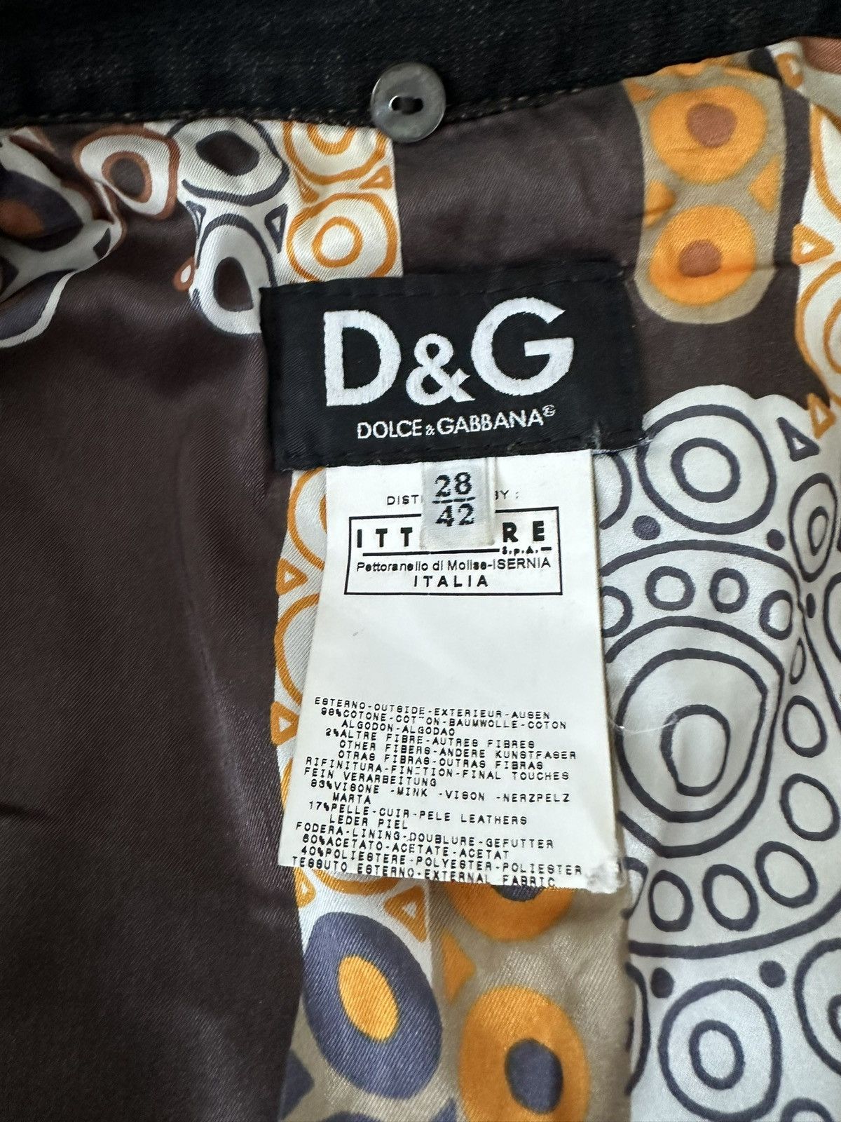 Dolce & Gabbana Dolce & Gabbana denim jacket Size S / US 4 / IT 40 - 4 Thumbnail