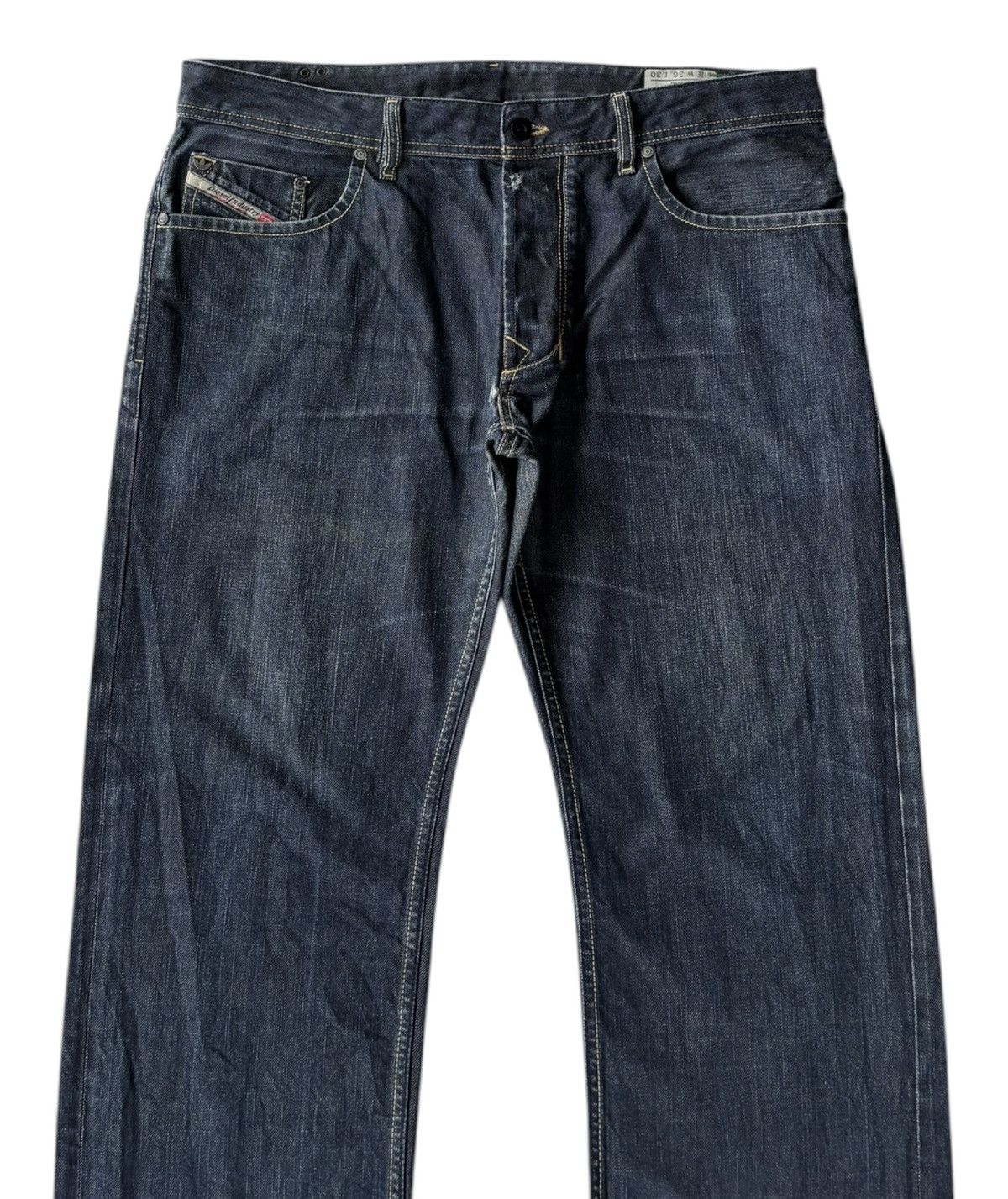 Adidas × Diesel 🔥DIESEL X ADIDAS BAGGY JEANS DISTRESSED DENIM BLUE JEANS Size US 36 / EU 52 - 5 Thumbnail