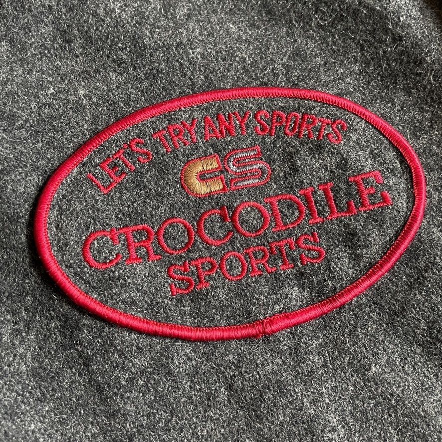 Other Vintage 90's Crocodile Sport Varsity Wool Jacket Size US M / EU 48-50 / 2 - 4 Thumbnail