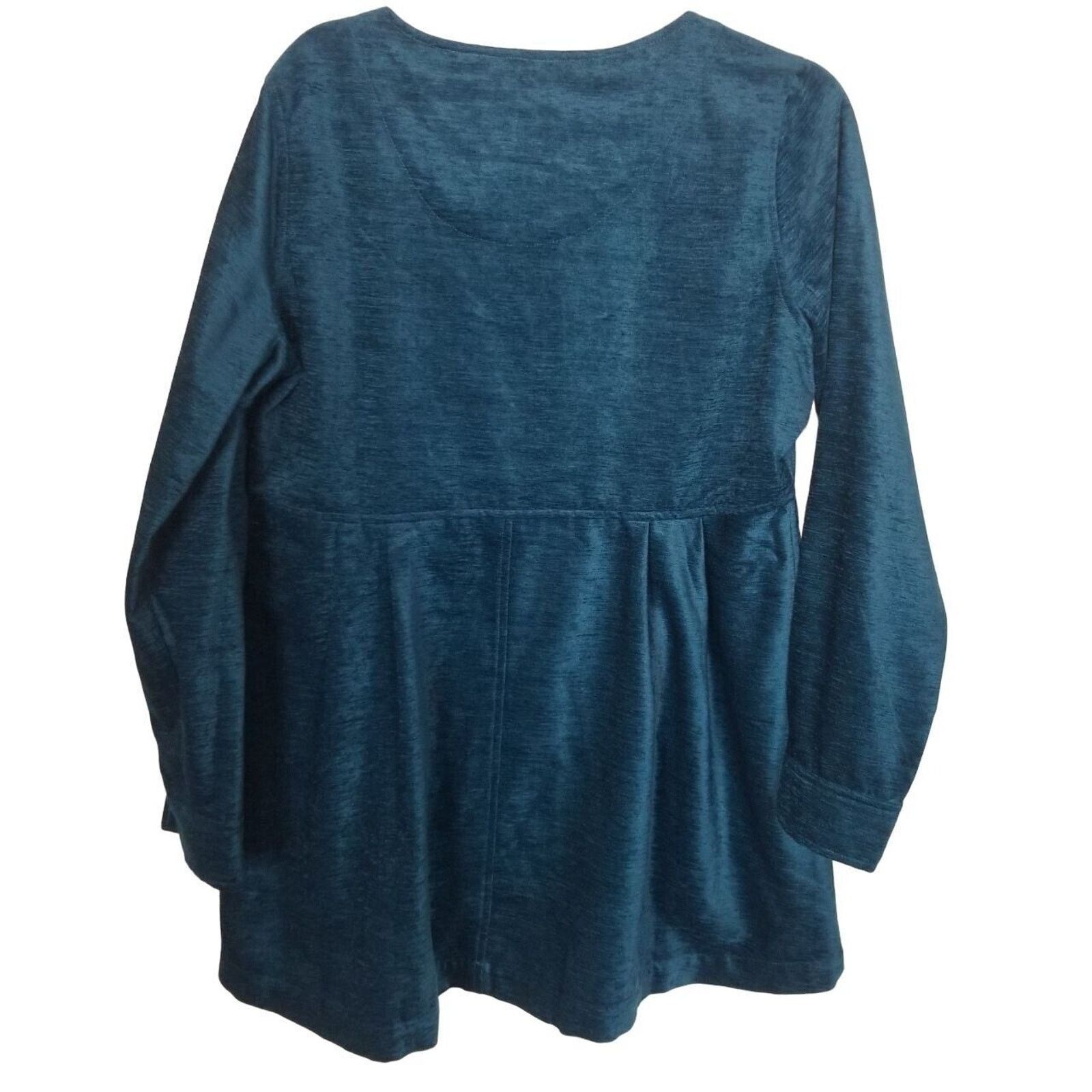 Soft Surroundings Soft Surroundings Womens Fiona Babydoll Top Size S Button Size S / US 4 / IT 40 - 10 Thumbnail