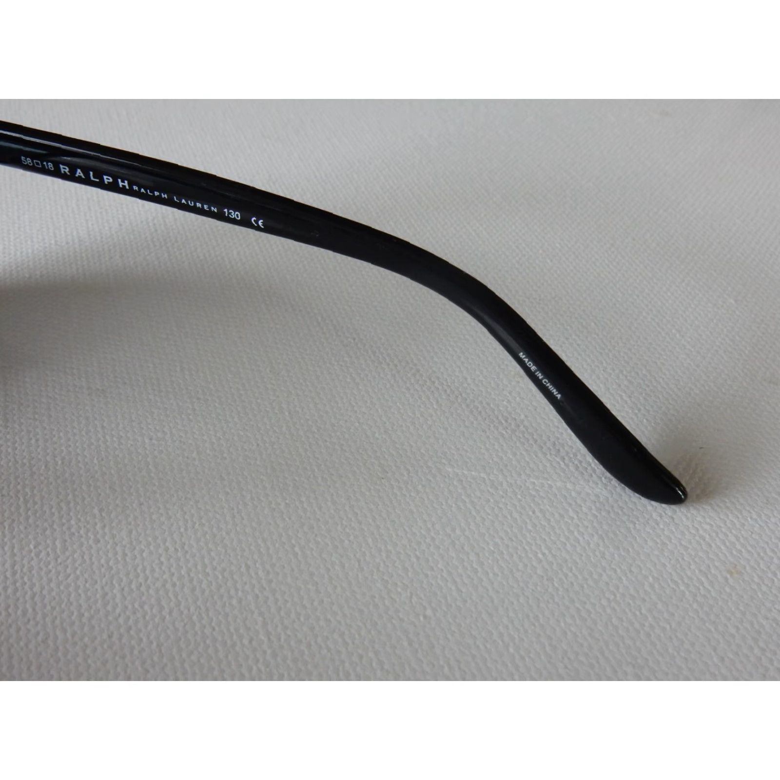 Ralph Lauren VINTAGE Ralph Lauren Sunglasses Women Black 58mm 130mm UV Protect 80s Size ONE SIZE - 4 Thumbnail