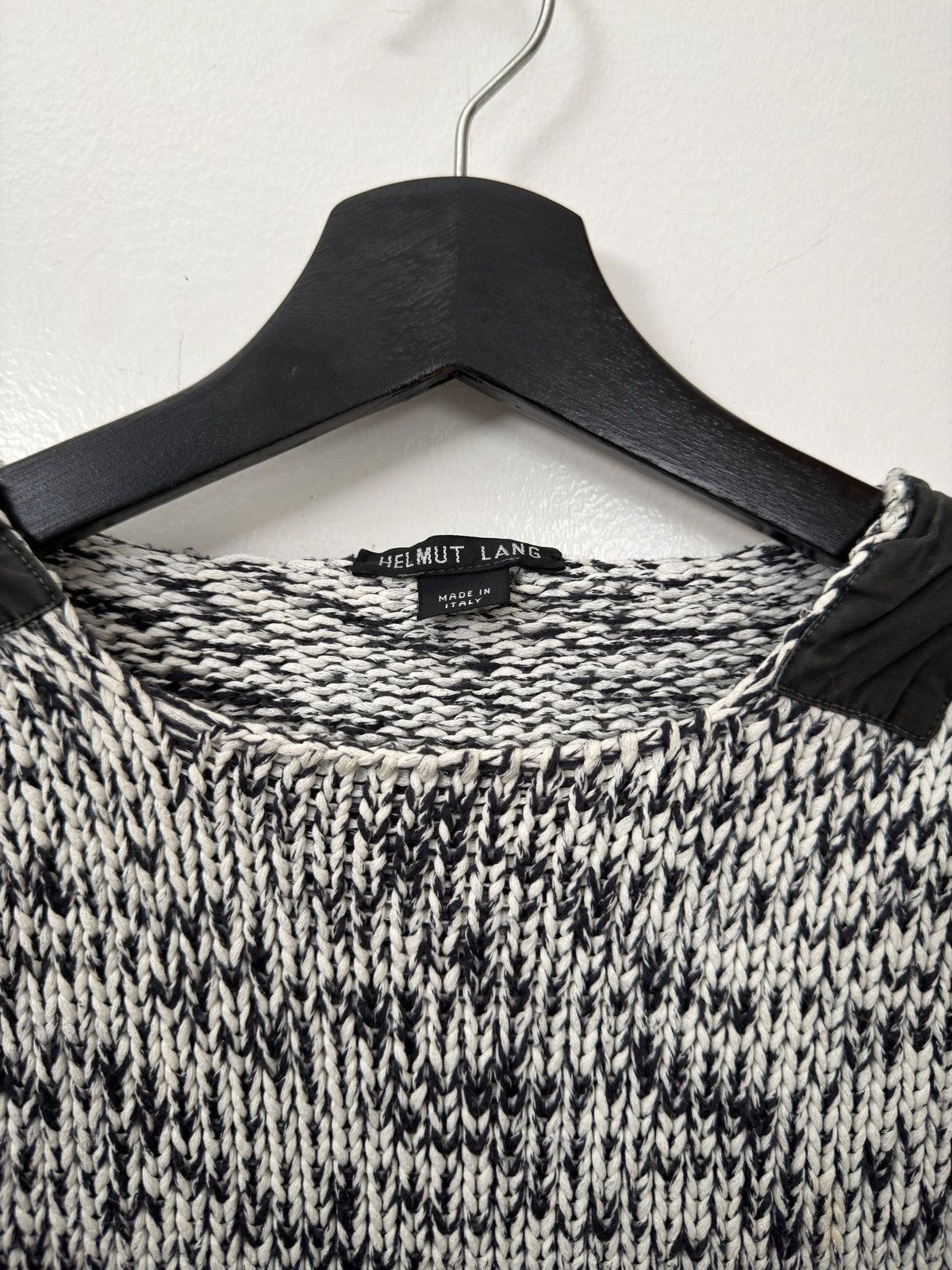 Helmut Lang AW99 Mixed-Knit Safety Vest Sweater Size US S / EU 44-46 / 1 - 3 Thumbnail