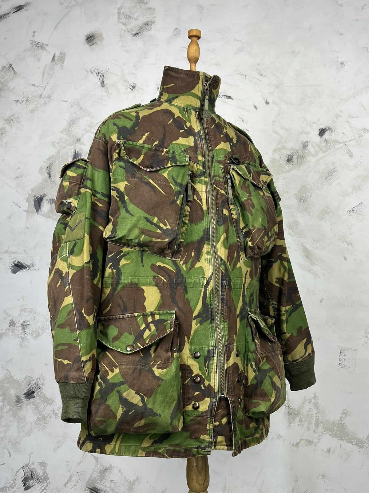 Vintage Vintage British Military Camo Jacket Size L - XL Size US XL / EU 56 / 4 - 2 Thumbnail