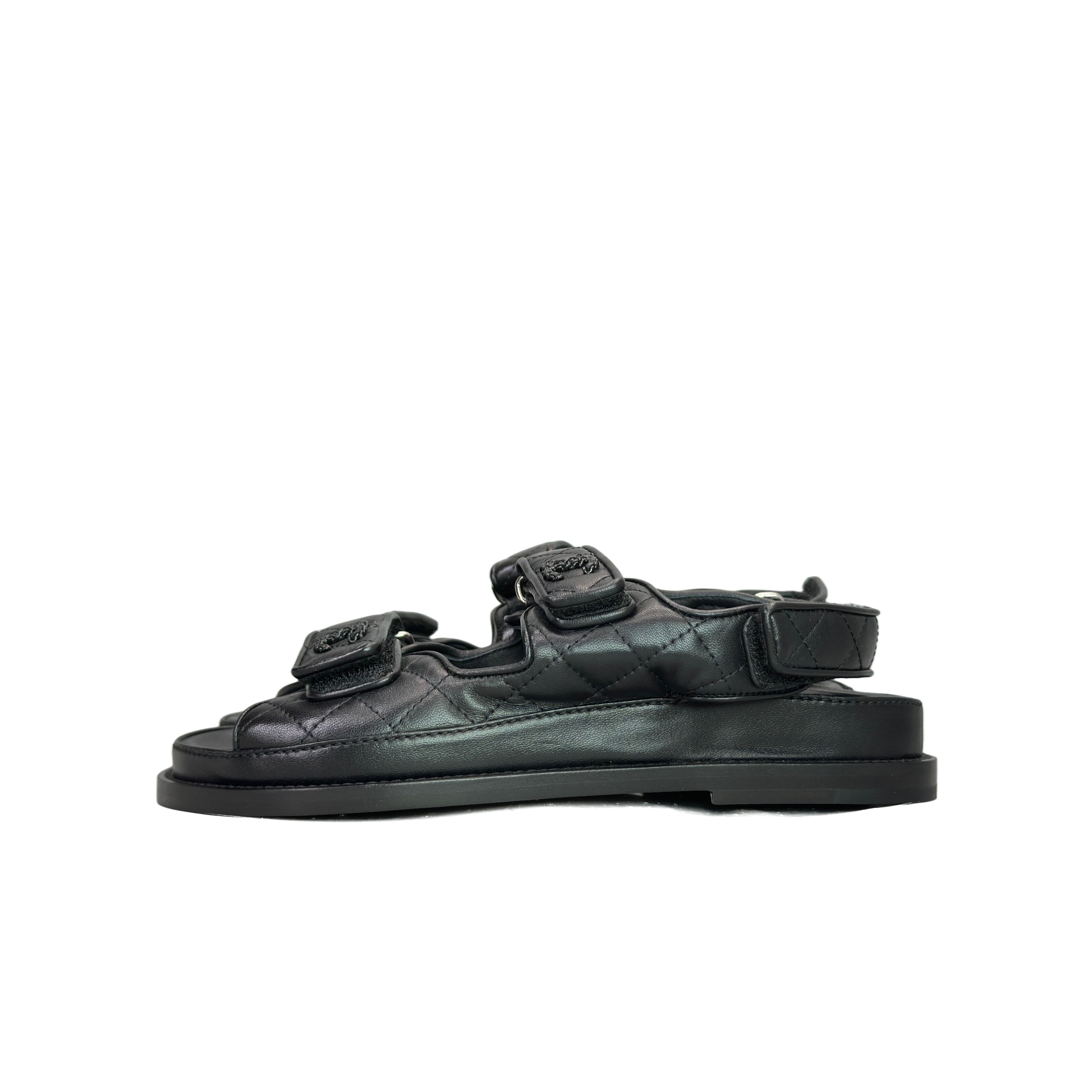 Chanel Chanel Quilted Leather Sandals Size 36 Size US 6 / IT 36 - 1 Thumbnail