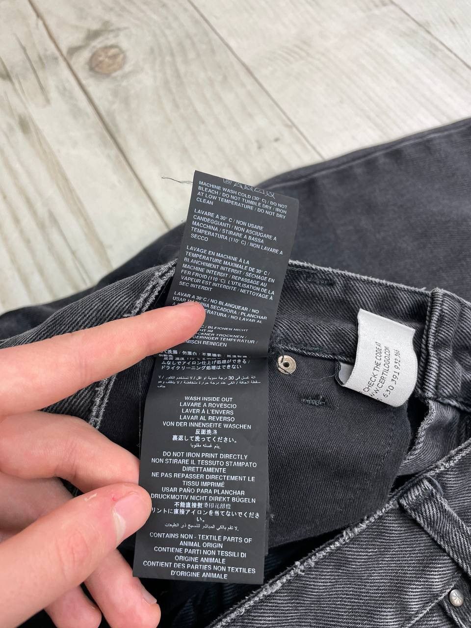Palm Angels Palm Angels Logo Denim Jeans Size US 32 / EU 48 - 10 Thumbnail