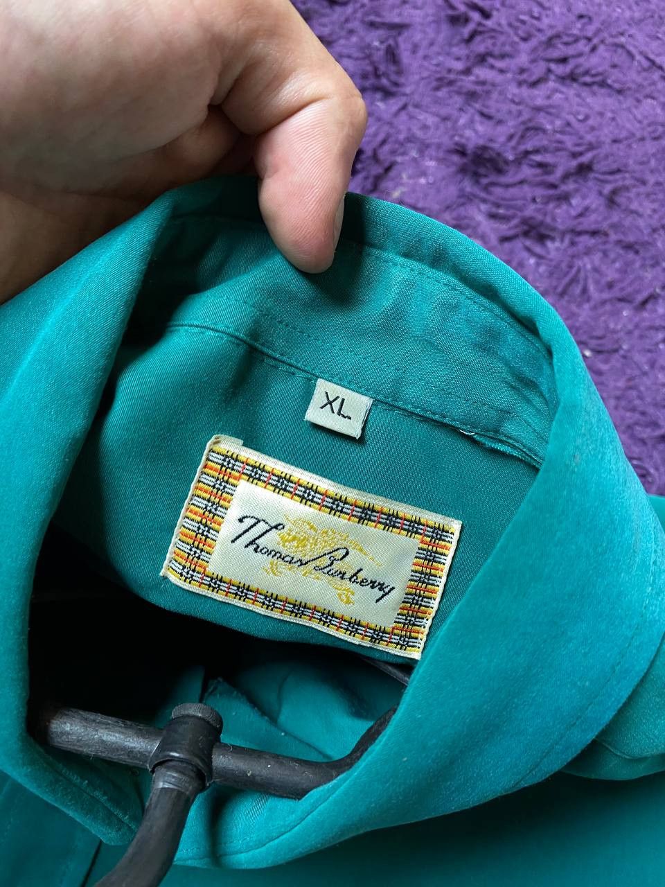 Other Vintage Thomas Burberry Shirt Button-up Long Sleeve Size US XL / EU 56 / 4 - 2 Thumbnail