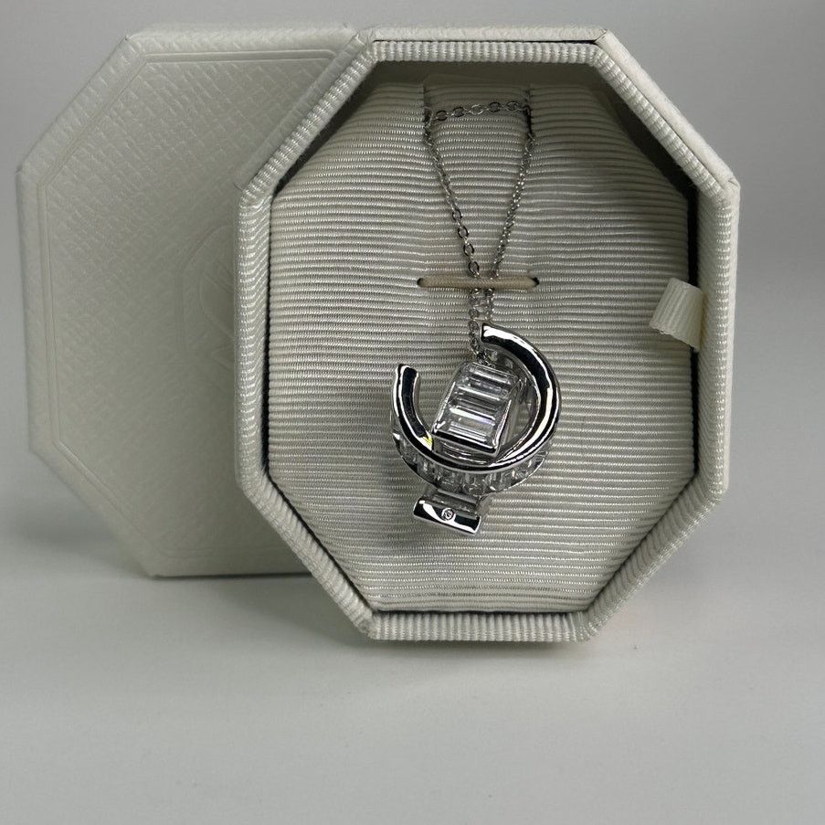 Swarovski Swarovski Matrix Pendant Baguette Cut Necklace Size ONE SIZE - 8 Thumbnail