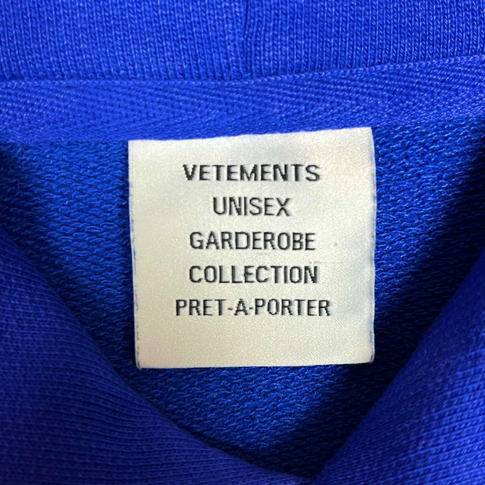 Vetements Vetements Blue Dolphins Heart Logo Hoodie Size US XXL / EU 58 / 5 - 9 Thumbnail