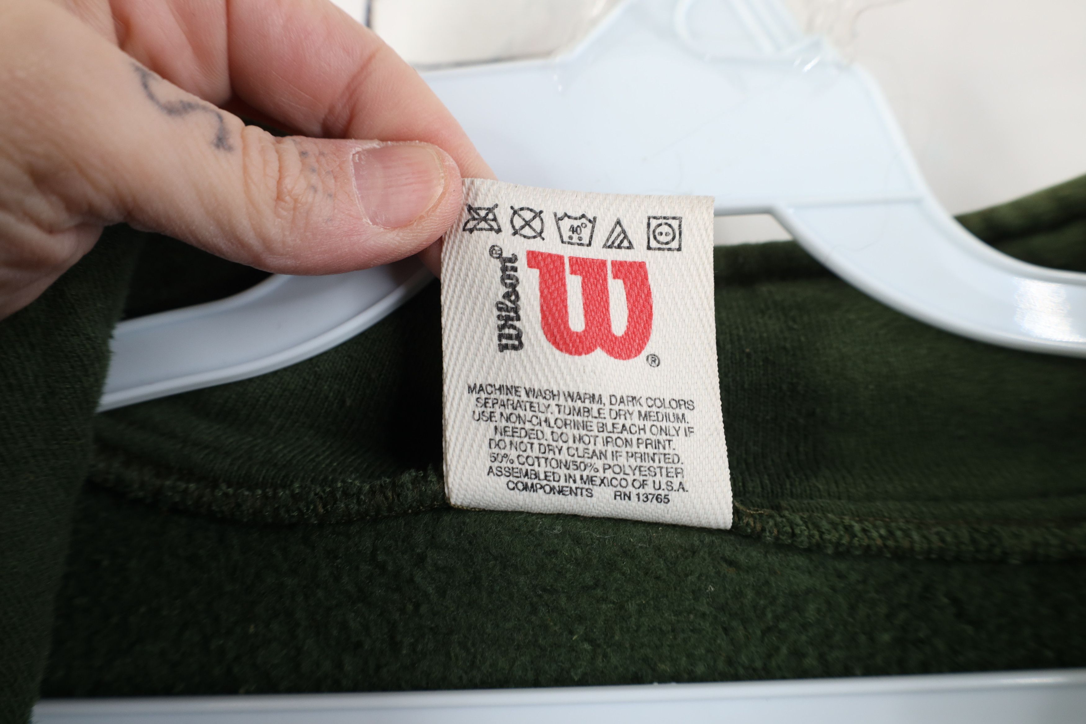Vintage Vintage 90s Streetwear 1/4 Half Zip Pullover Sweatshirt Size US XL / EU 56 / 4 - 9 Thumbnail