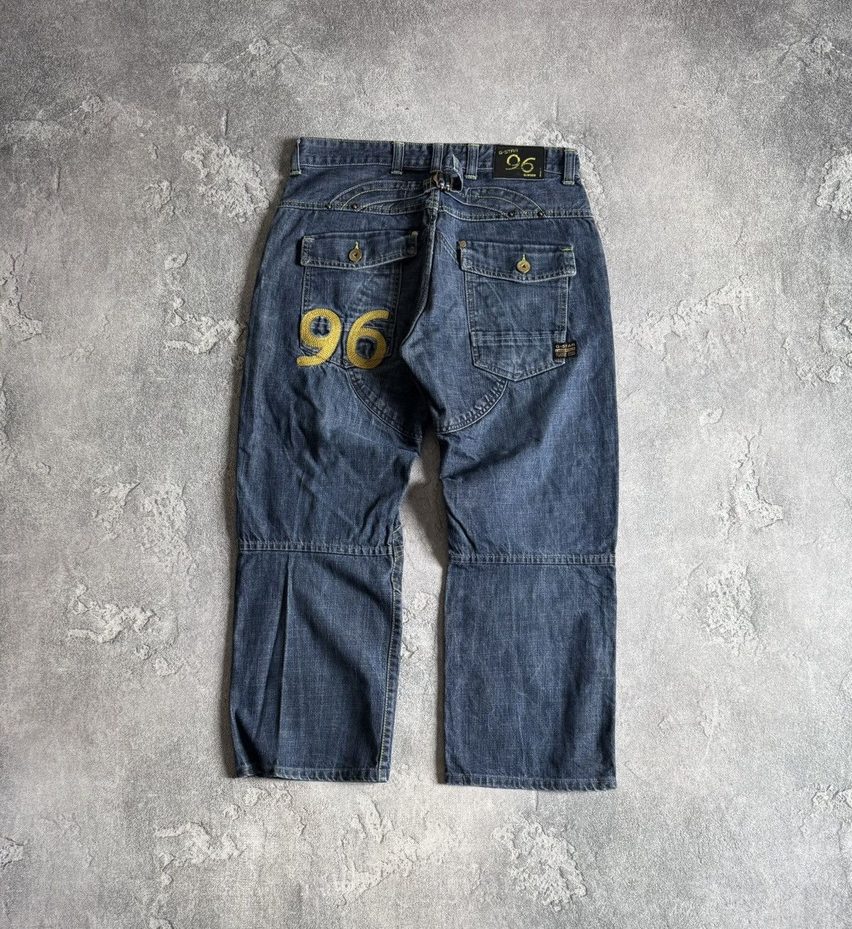G-Star G star raw 34 cargo denim baggy pants jeans trousers y2k 90s Size US 34 / EU 50 - 5 Thumbnail