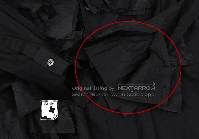 Comme des Garcons Comme Des Garcons Black vintage multilayer lace shirt Size XS / US 0-2 / IT 36-38 - 6 Thumbnail