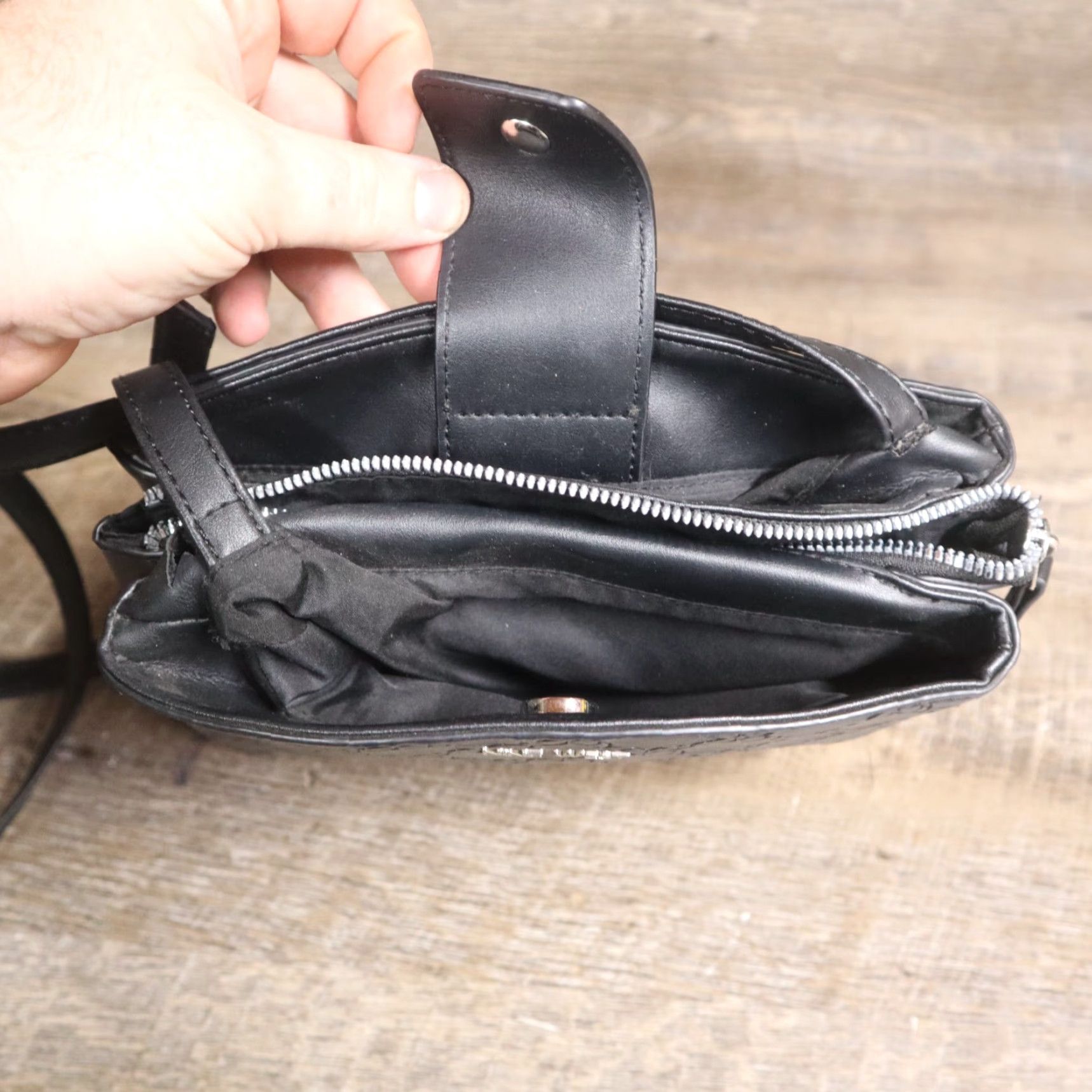Nine West Nine West Black Purse Crossbody Shoulder Bag Zip Size ONE SIZE - 5 Thumbnail