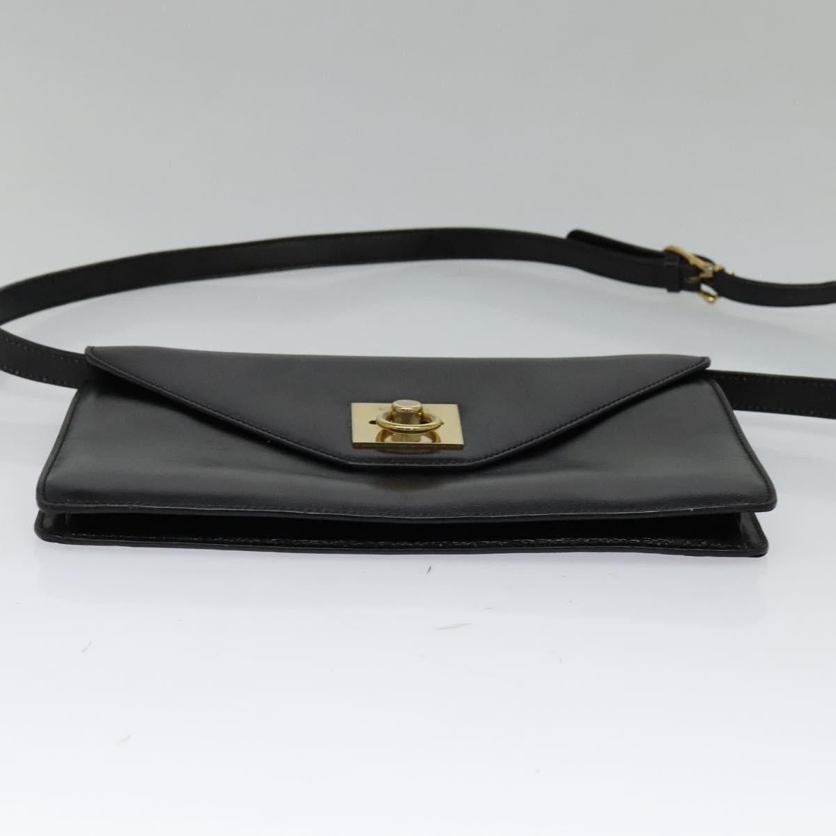Celine CELINE Shoulder Bag Leather Black Gold Size ONE SIZE - 9 Thumbnail