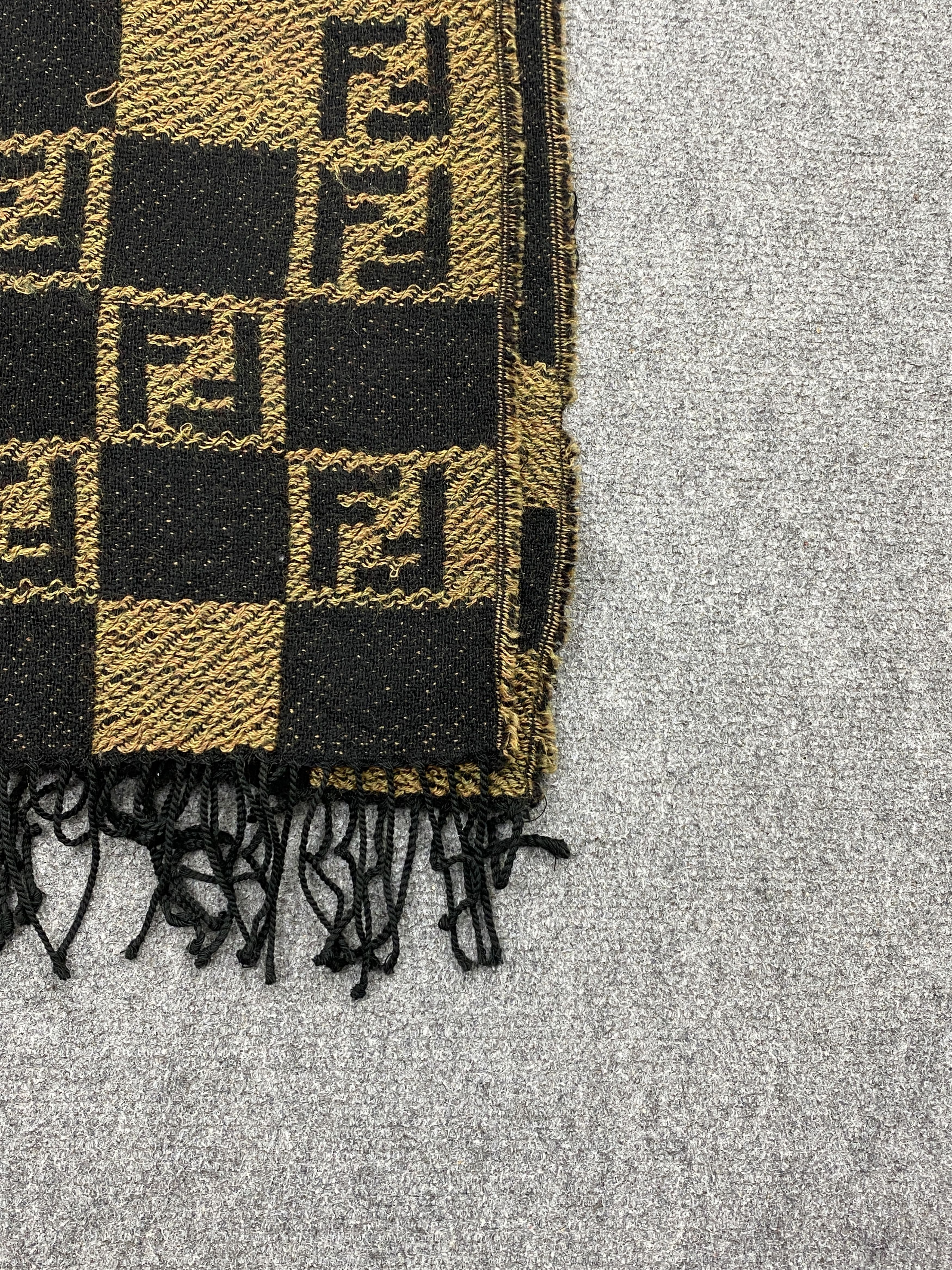 Fendi Fendi Monogram Muffler Fendi Scarf - SC0024 Size ONE SIZE - 5 Thumbnail