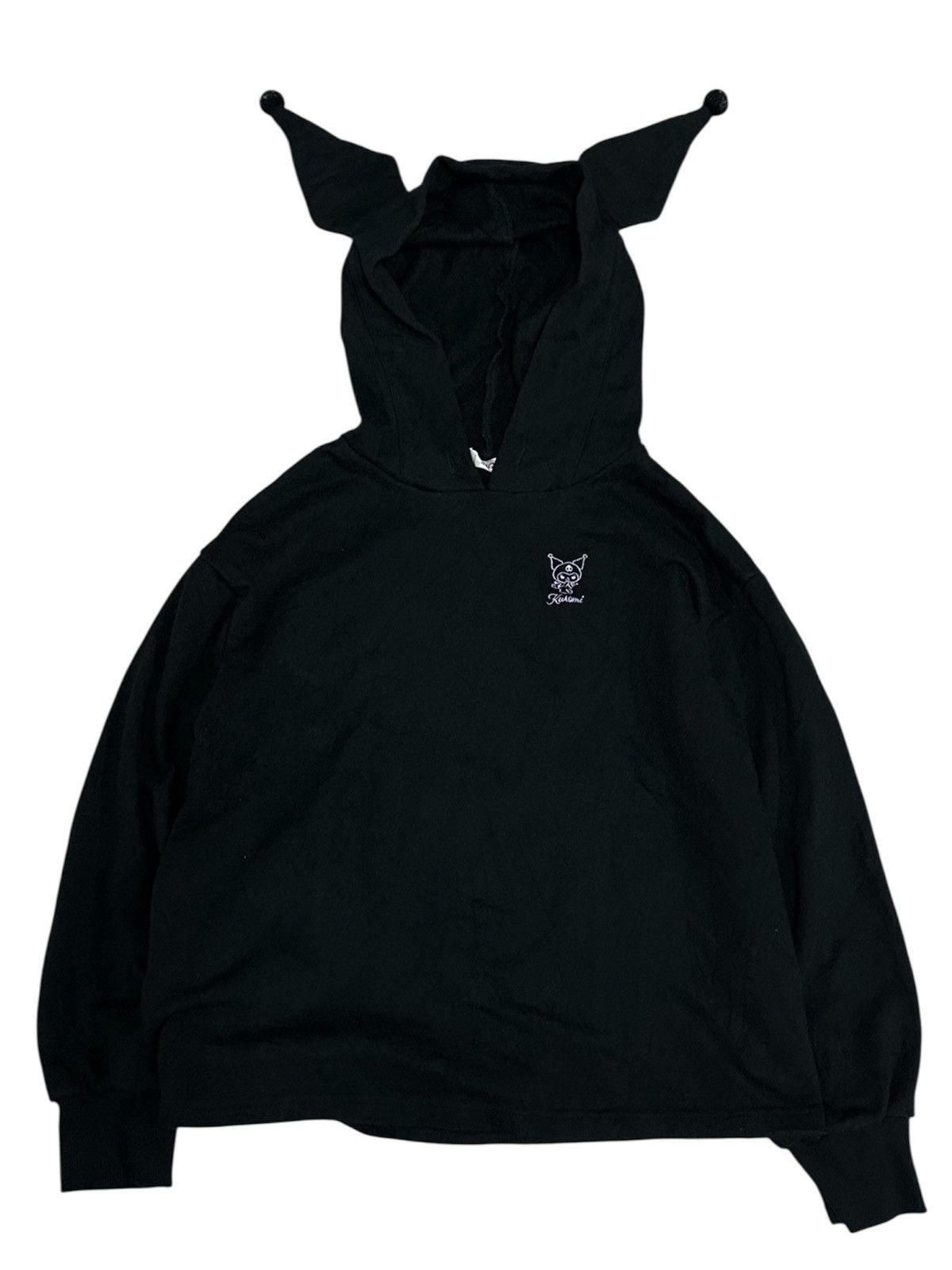 Anime Anime Kuromi Anime Cartoon Embroidered Design Black Hoodie Size US M / EU 48-50 / 2 - 1 Thumbnail