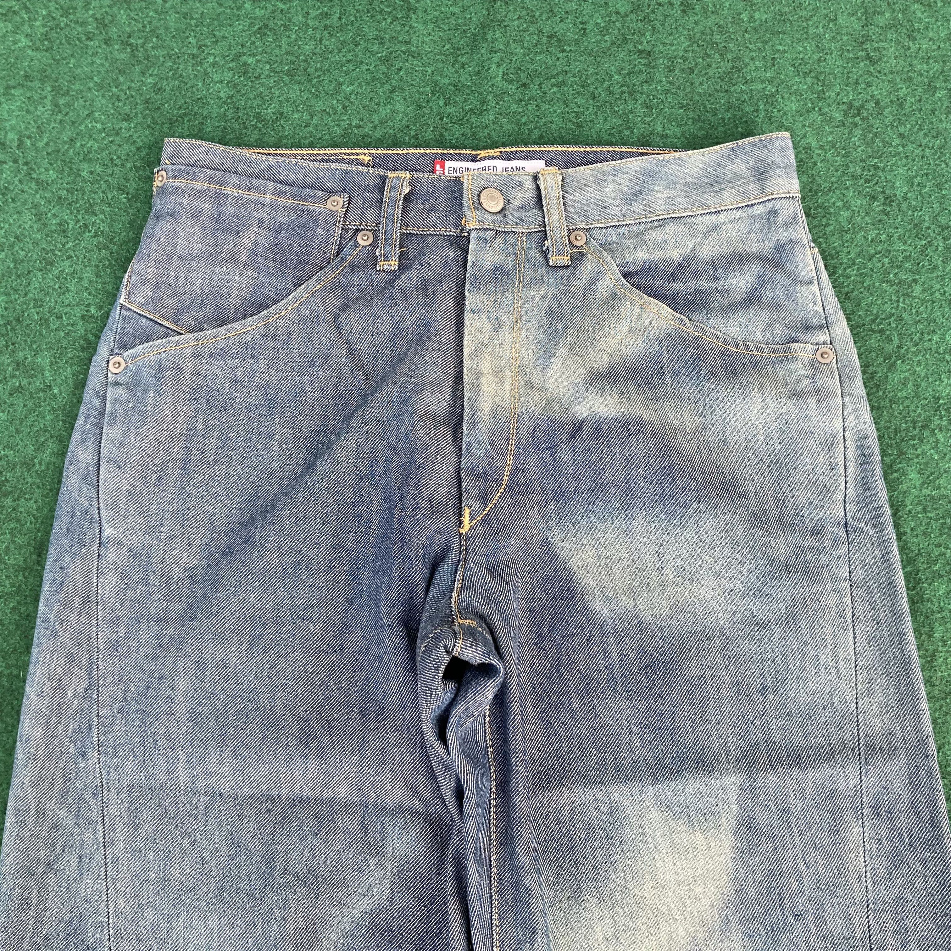 Levi's × Vintage 29x30 Vtg Levis Engineered Regular Faded Kimura Jeans Size US 29 - 3 Thumbnail