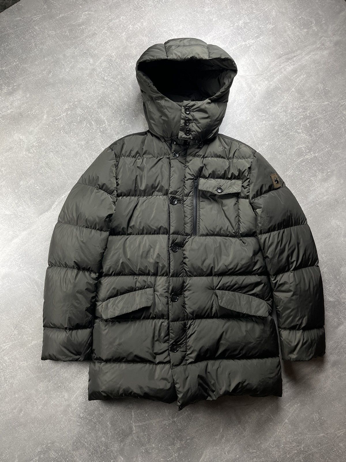Montecore Montecore Luxury Tech Italian Down Parka Riri Zip Dark Olive Size US L / EU 52-54 / 3 - 2 Thumbnail