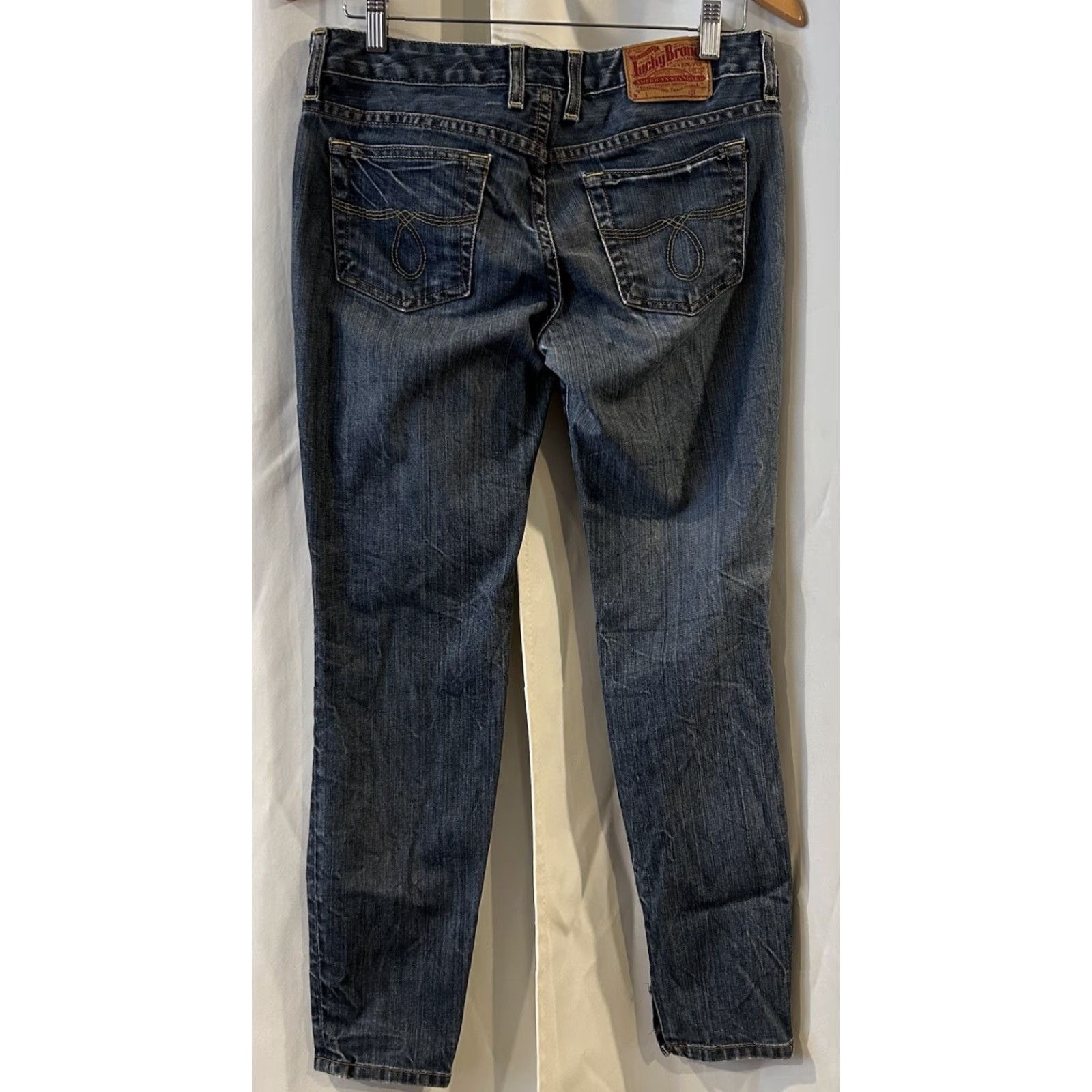 Lucky Brand Lucky Brand Gene Montesano Classic Rider Jeans Blue 8 Regular 31x28 Women Bootcut 5-Pocket USA Bohemian Denim Size 30" / US 8 / IT 44 - 3 Thumbnail