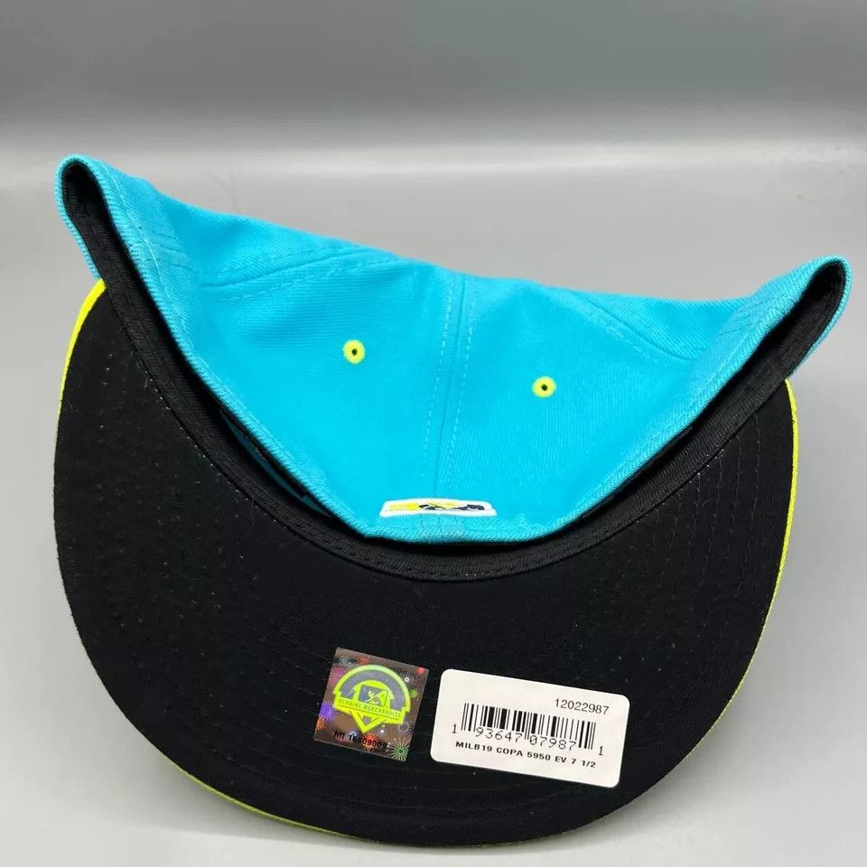 New Era Everett AquaSox Hat Men 7 1/2 MiLB 59Fifty New Era Fitted Size ONE SIZE - 4 Thumbnail