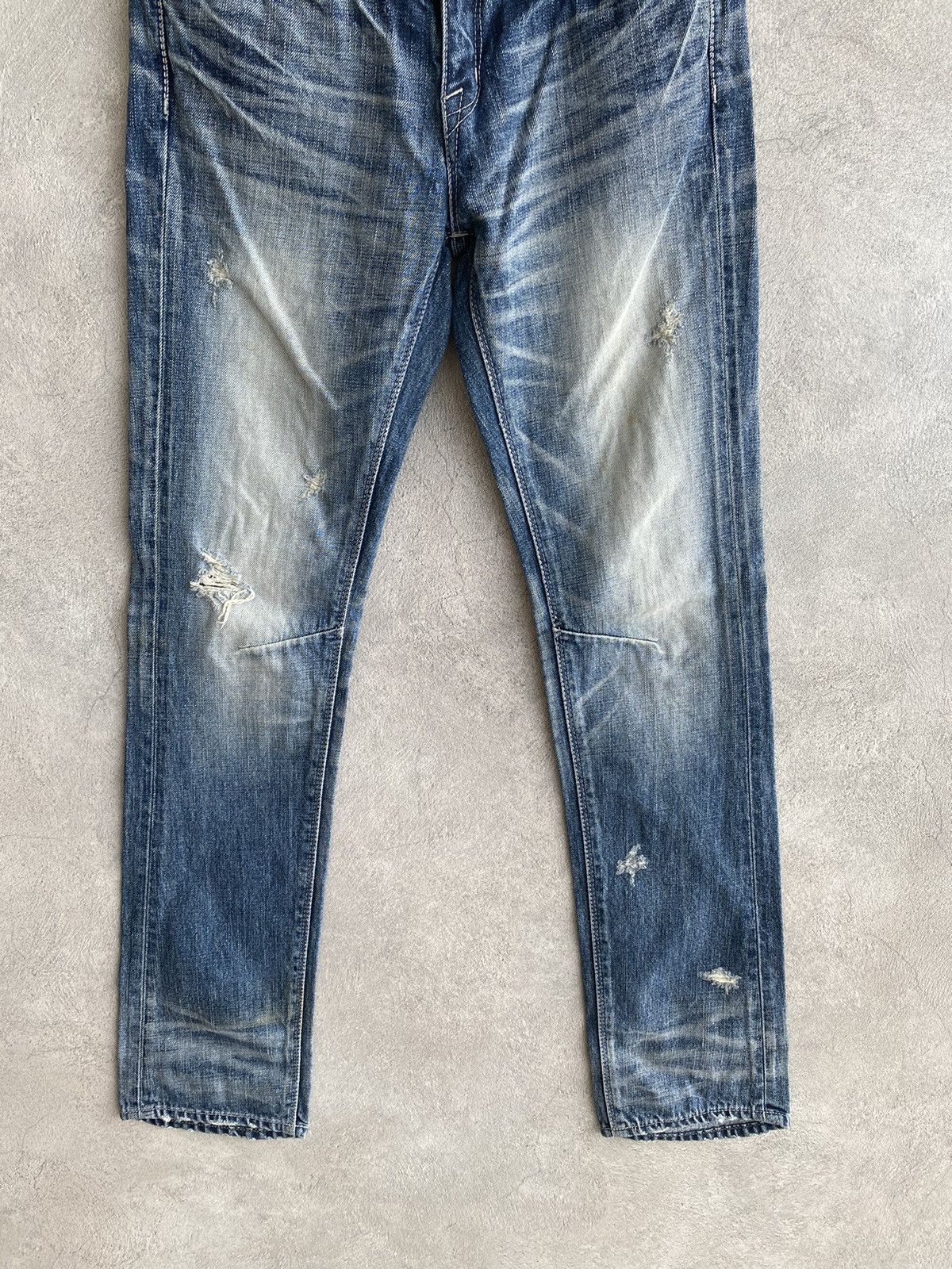GOSTAR DE FUGA × If Six Was Nine × Japanese Brand FUGA Distressed Denim Size US 28 / EU 44 - 3 Thumbnail