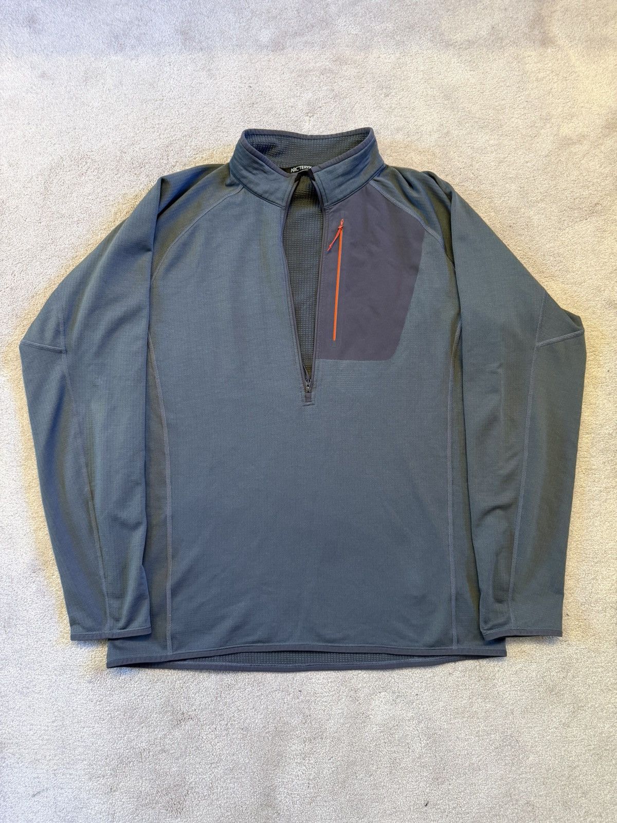 Arc'teryx Arc’teryx Quarter Zip Polartec Waffle Knit Technical Fleece Size US XL / EU 56 / 4 - 1 Thumbnail
