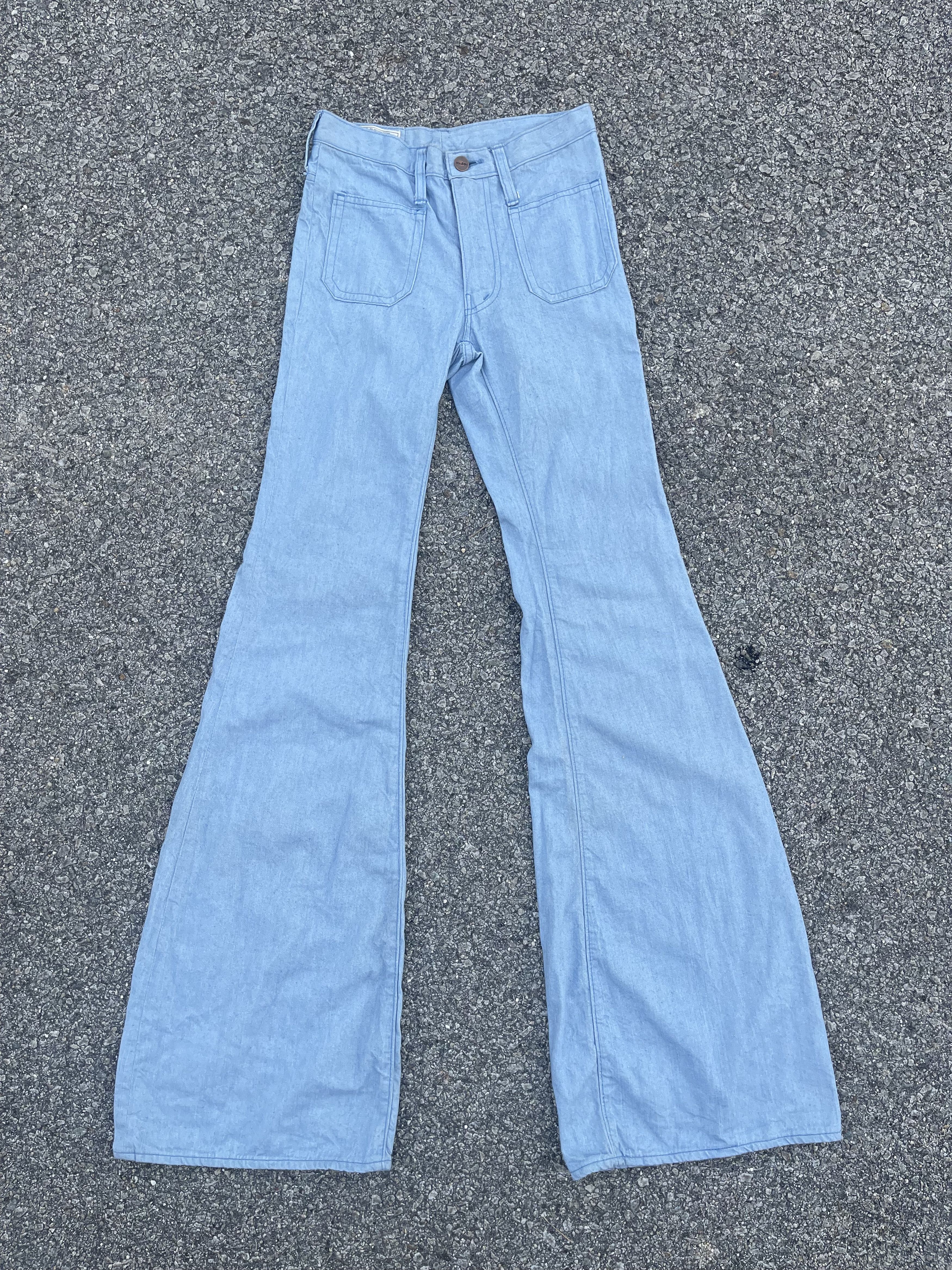 Vtg 70s Mr.50c by Edwin Made in USA Flared Trouser